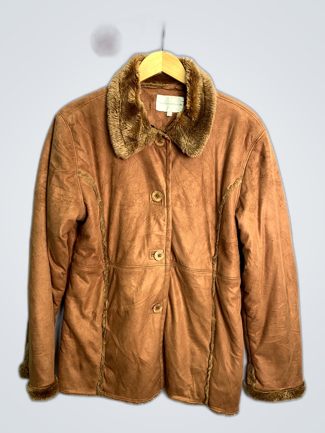 Brown Fur-Lined Jacket