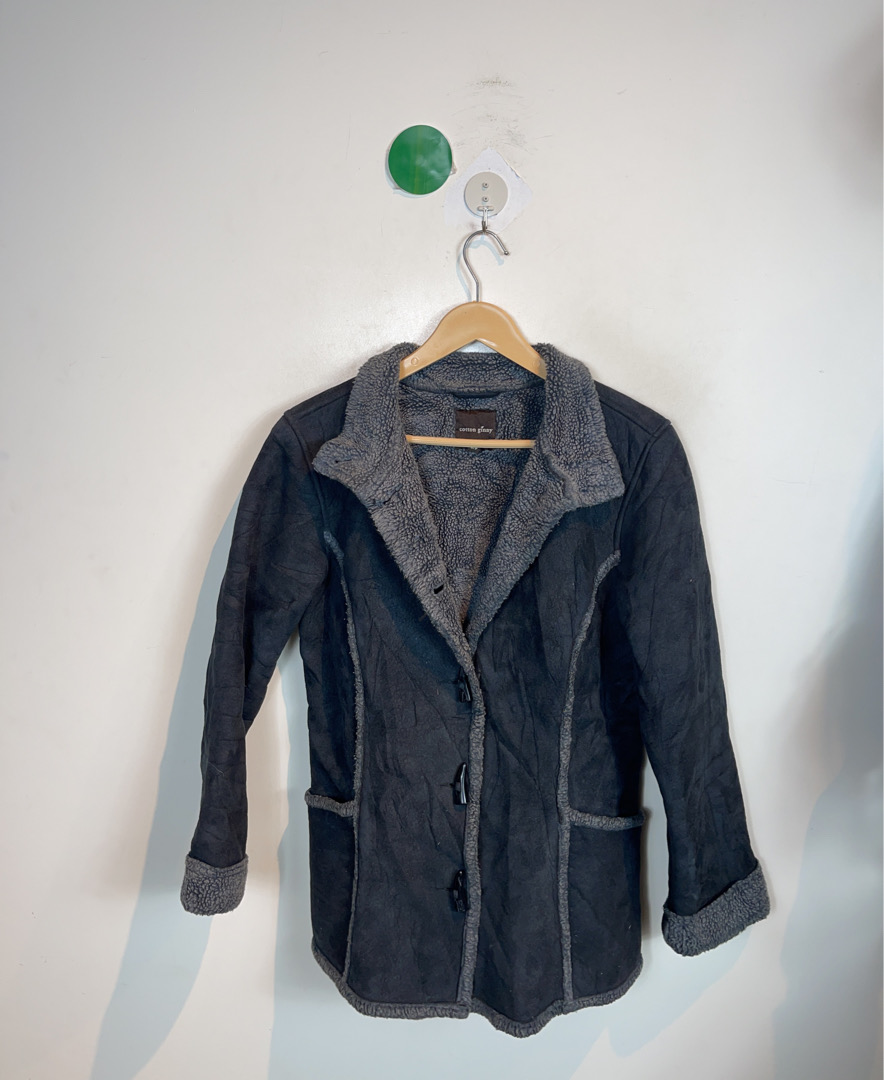 cotton ginny Gray Jacket