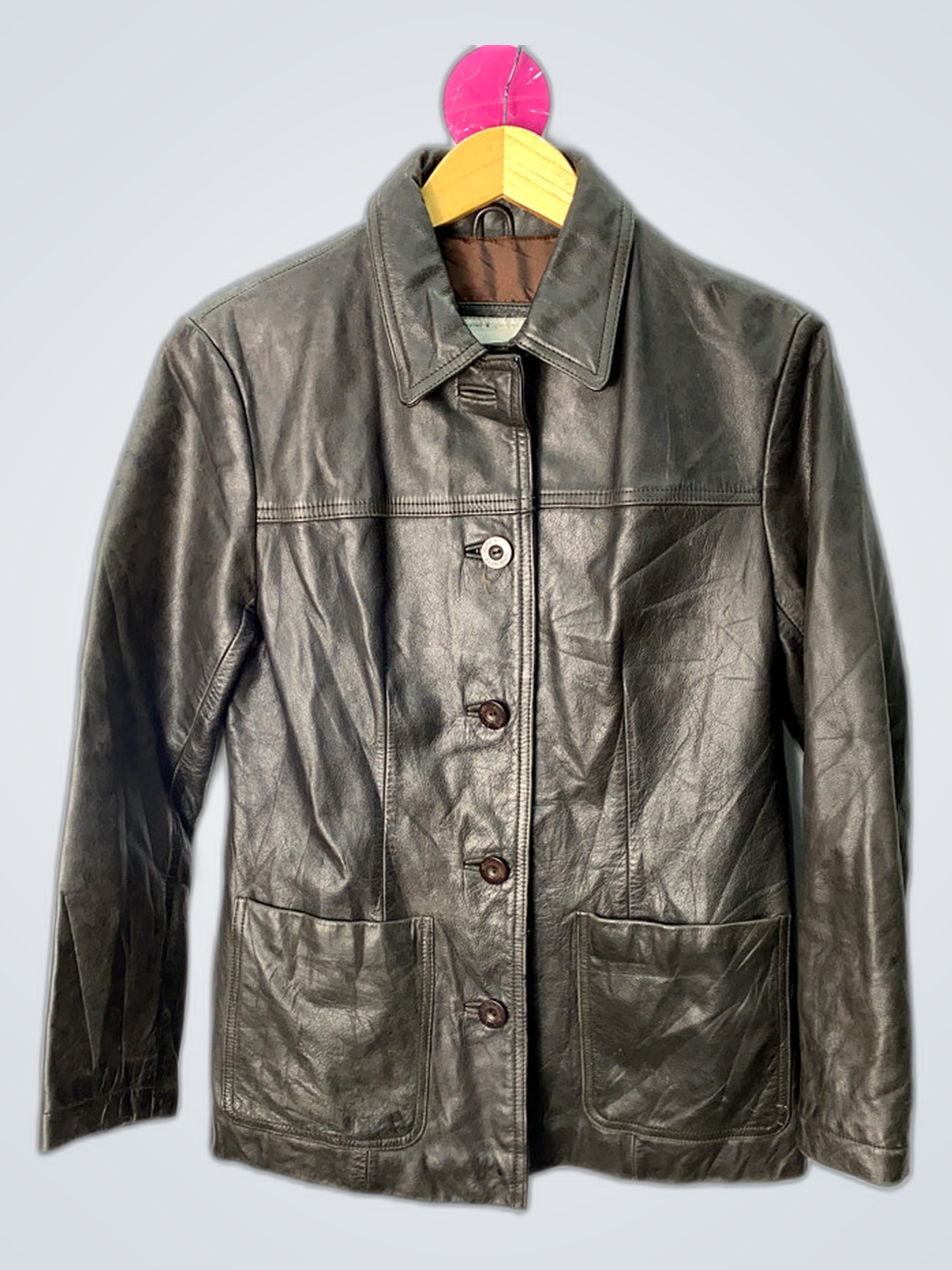 Nueve Oeste Chaqueta de Cuero