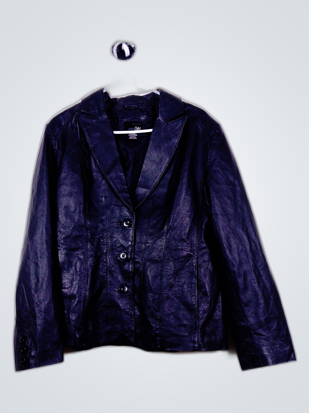 veste en cuir véritable east5th