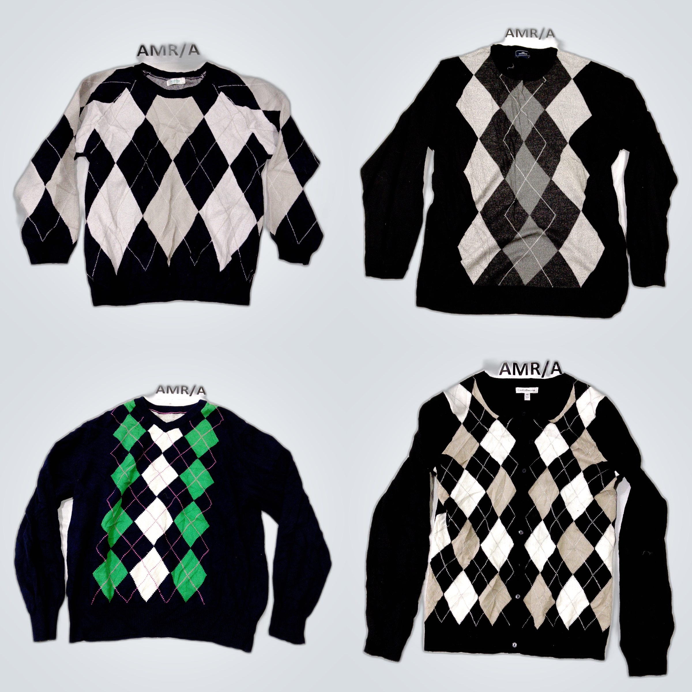 Argyle Sweater Bundle - 10 Pc Croft & Barrow, Amer..