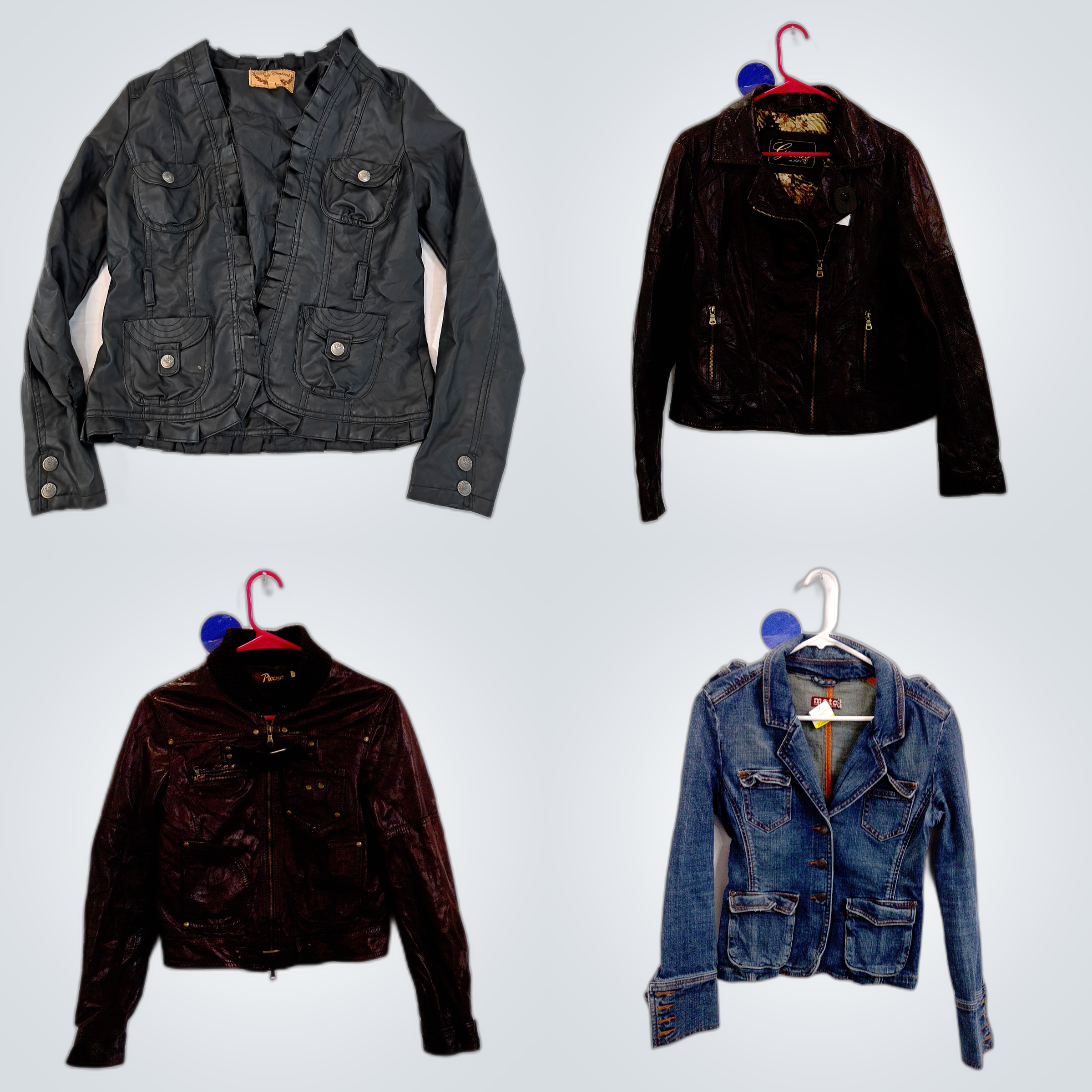 Pacchetto Giacca in Pelle e Denim - Body Central, ..