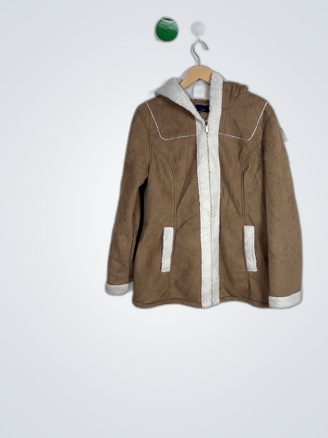 Faded Glory Brown Sherpa Jacket