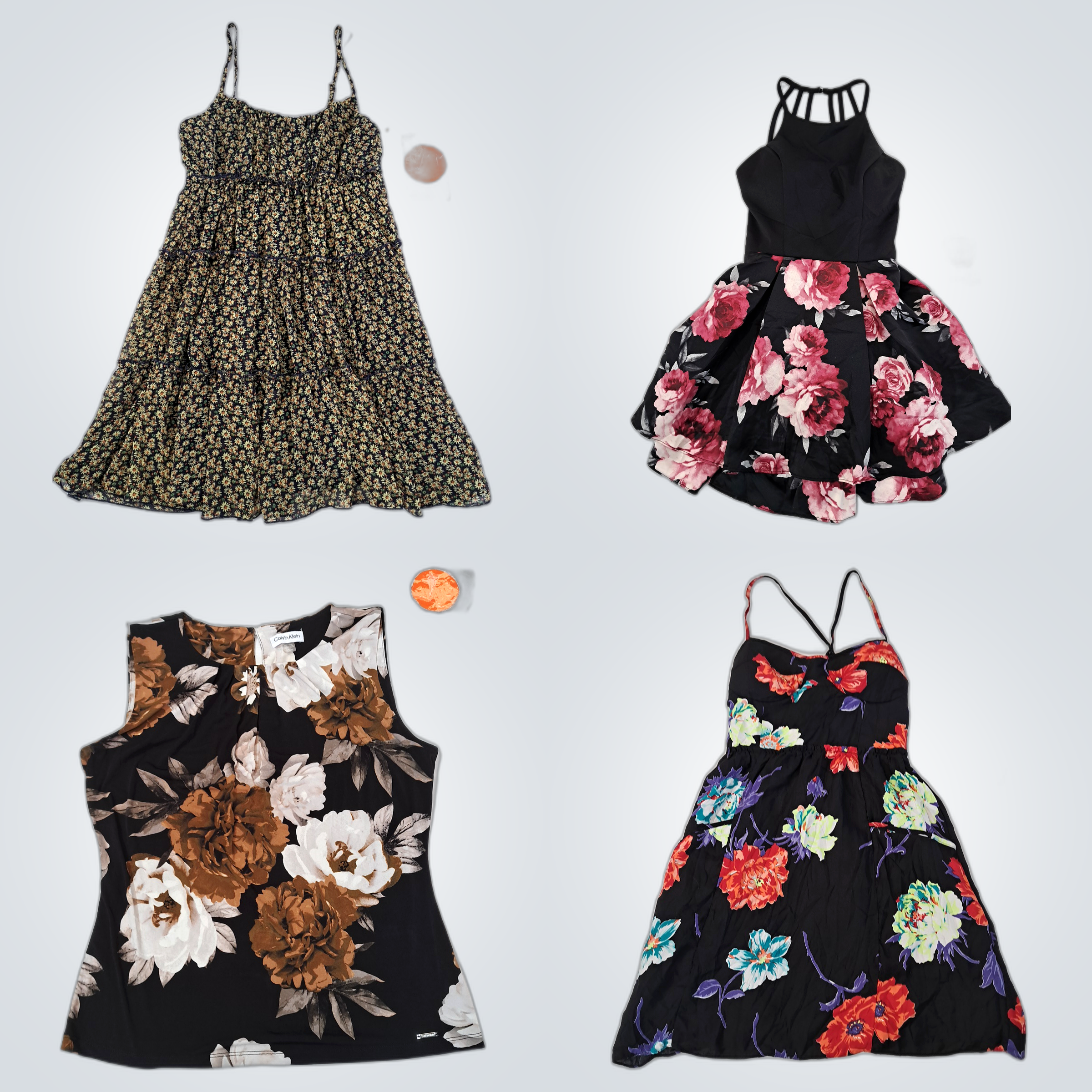 Floral Dresses & Tops Bundle - Calvin Klein, Mauri..
