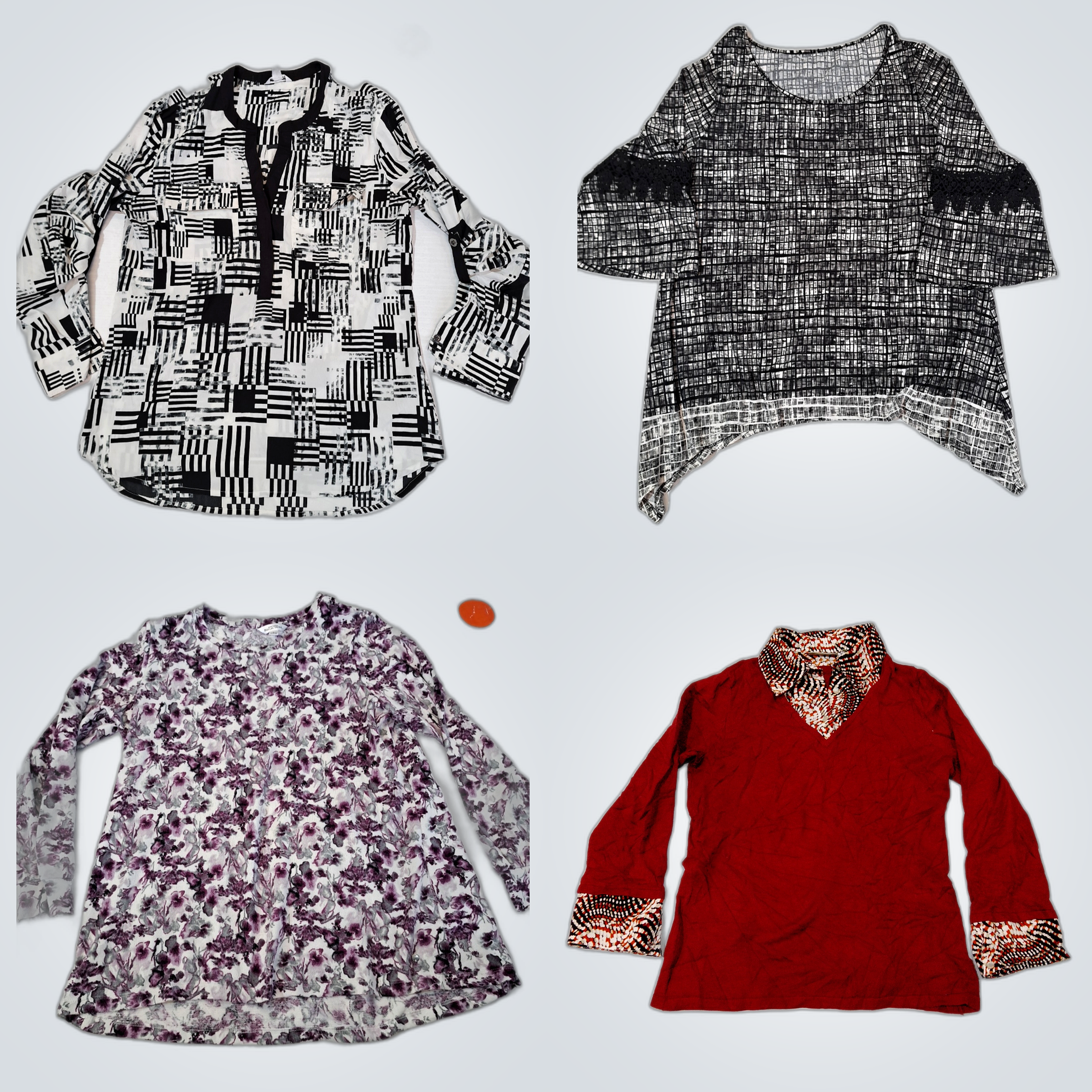 Designer Blouse Bundle: Calvin Klein, Northern Ref..