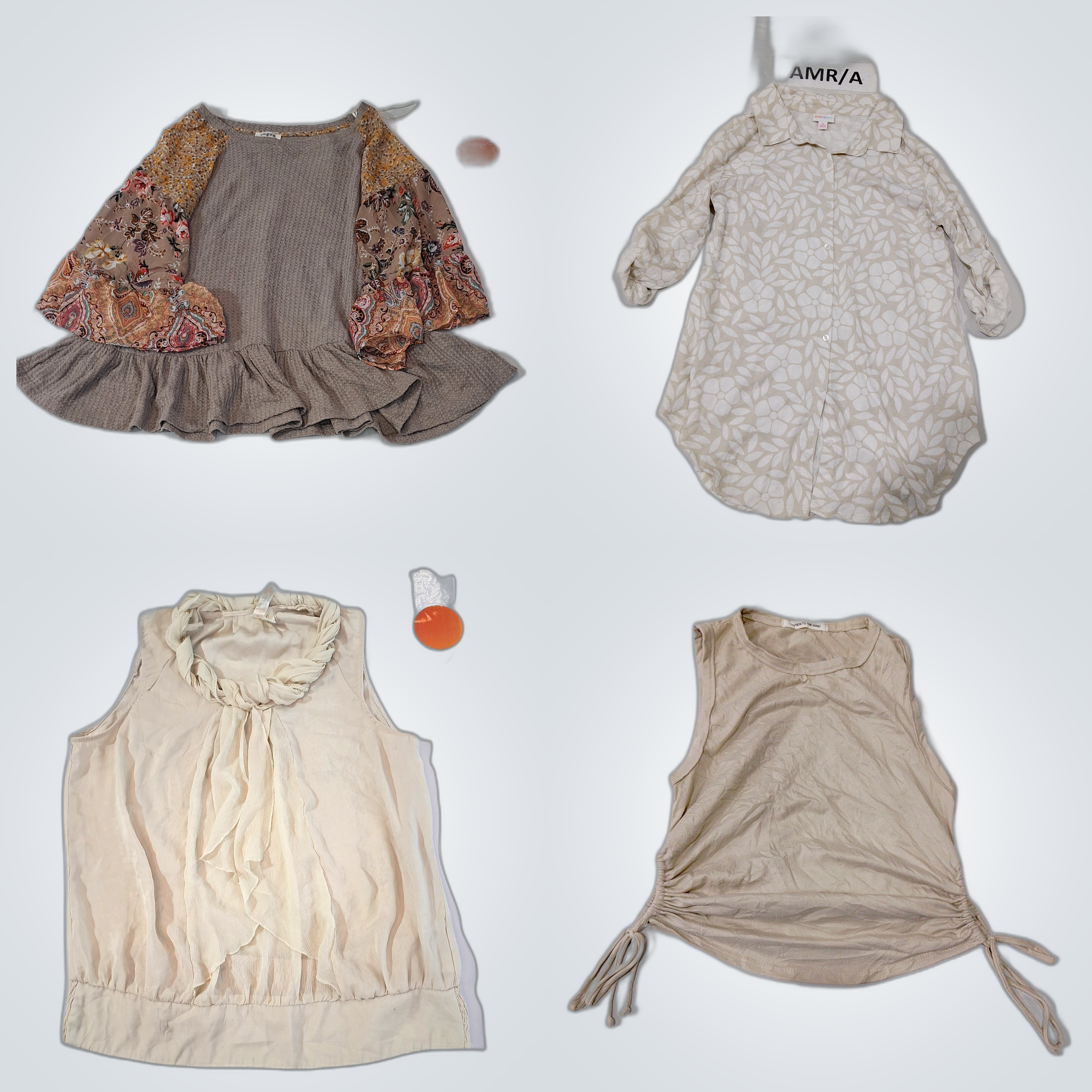 Designer Bundle: 10 Pc Women's Tops & Cardigans fr..