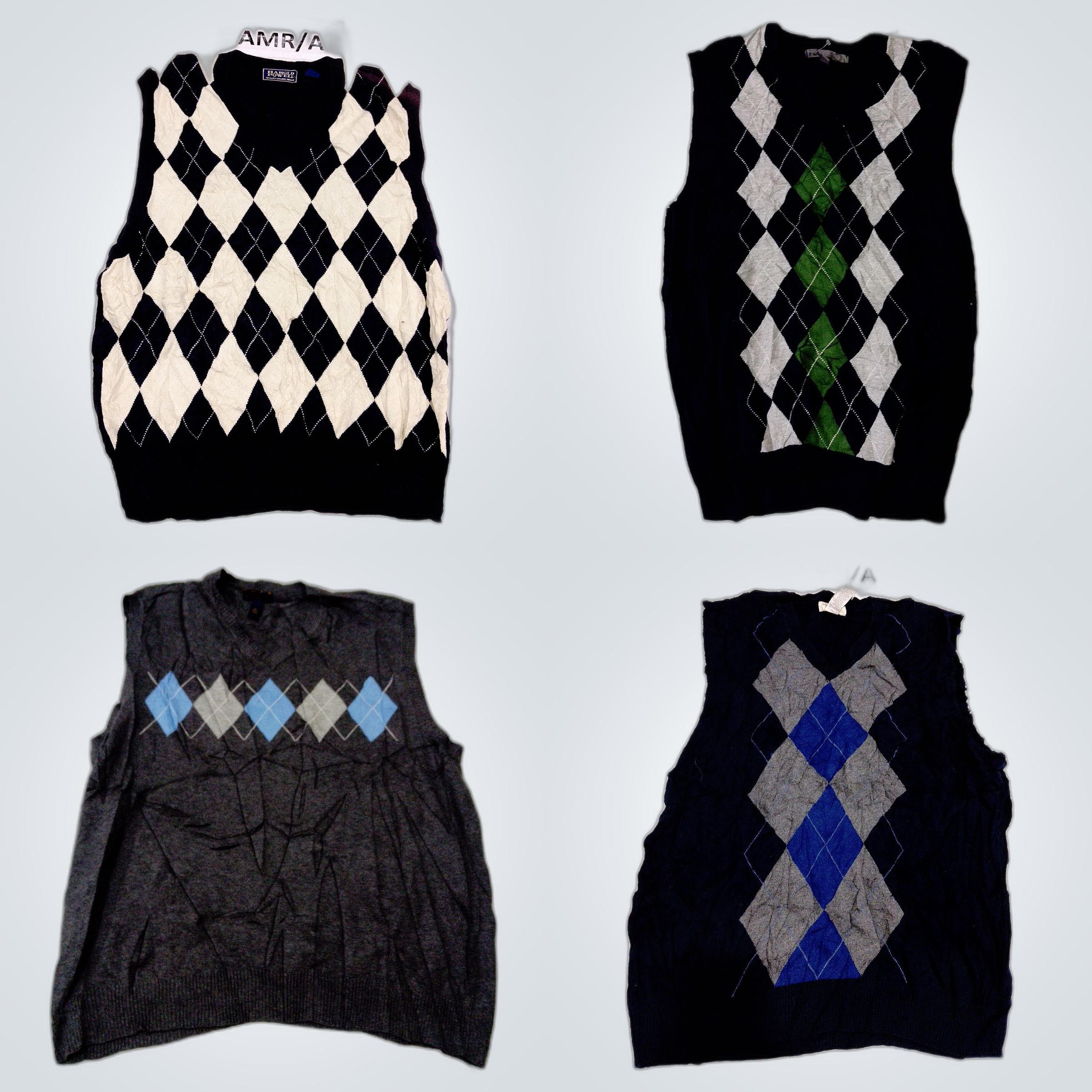 Argyle Sweater Vest Bundle - Harold Powell, Docker..