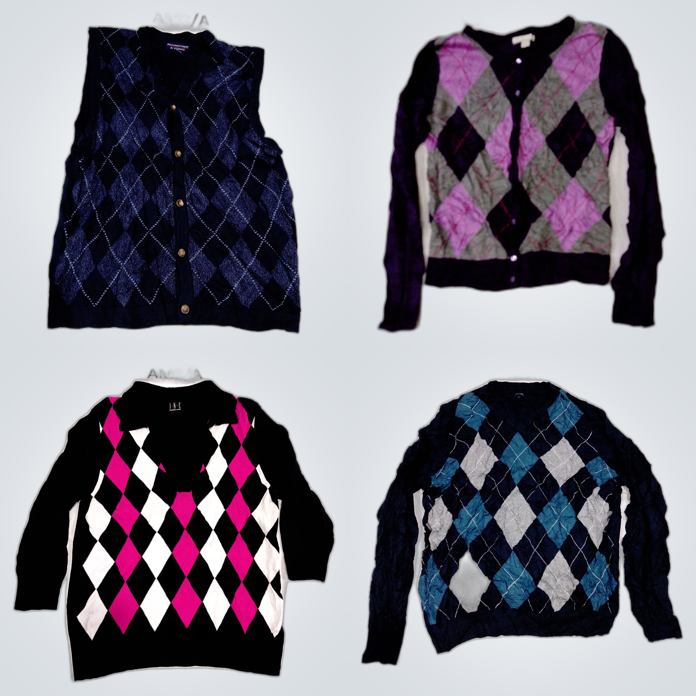Argyle Knit Bundle: RYC, J.Crew, Gap & More Luxury..