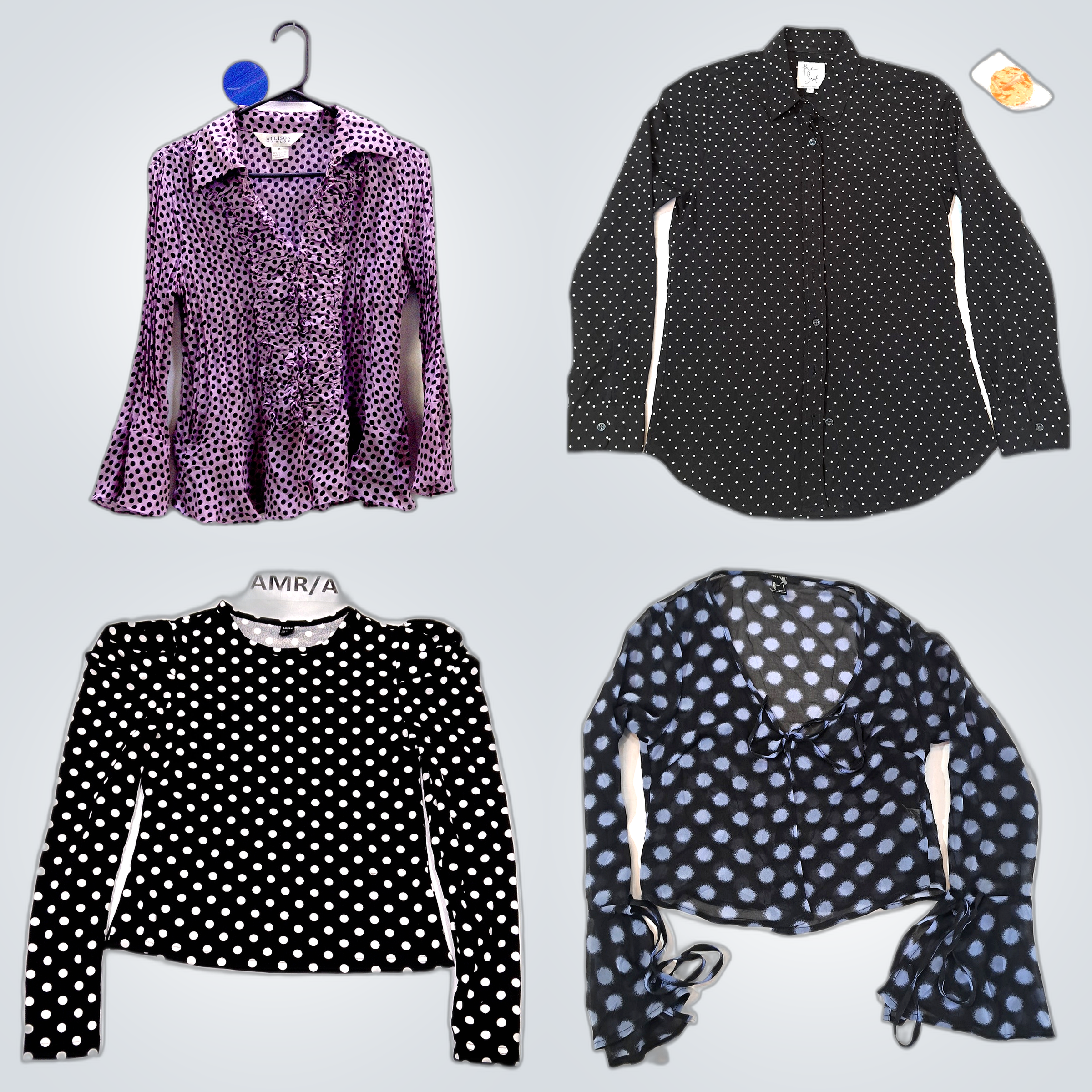 Ensemble de blouses à pois - Forever 21, SHEIN, Jo..