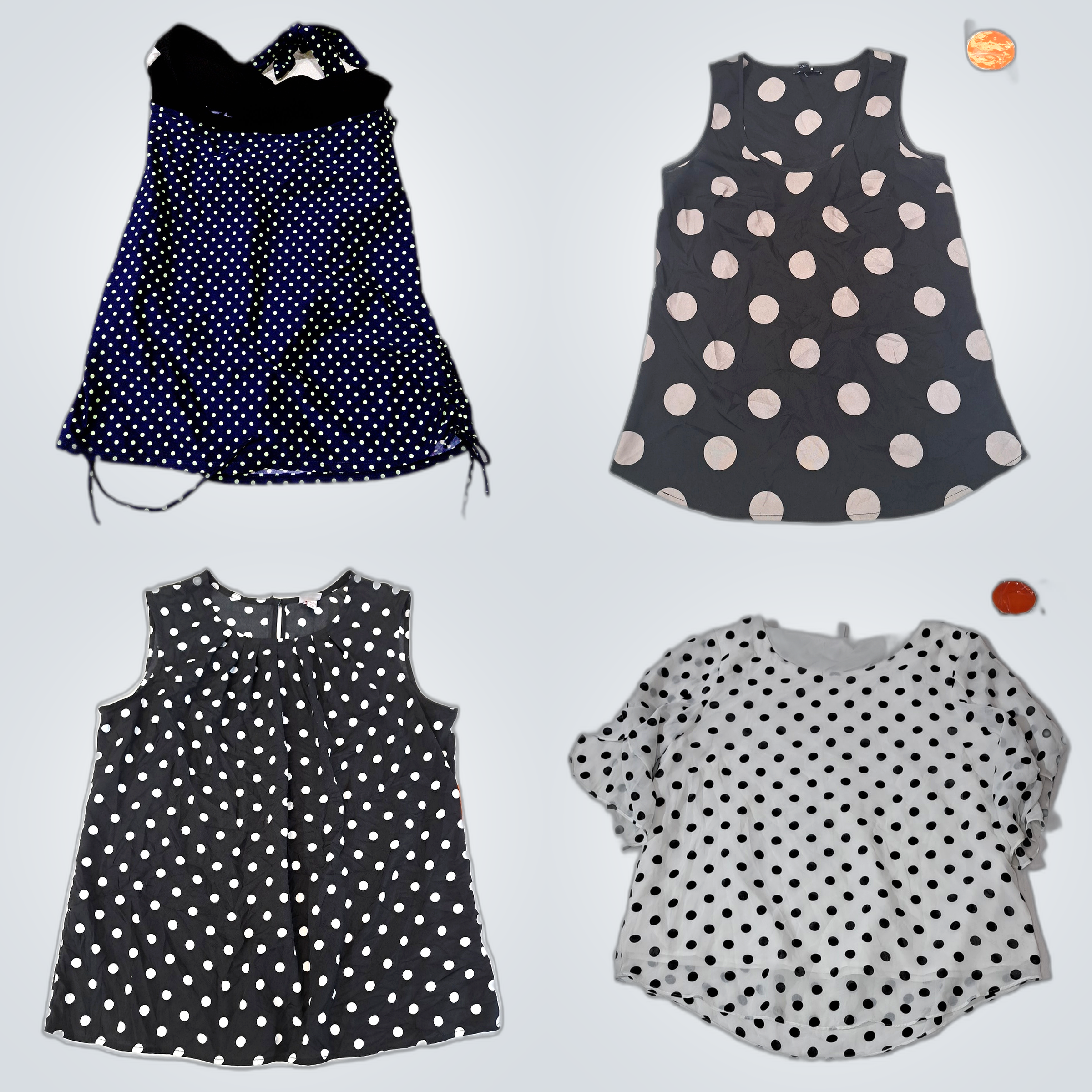 Polka Dot Chic Bundle: 6pc Mix of Monteau, Lauren ..