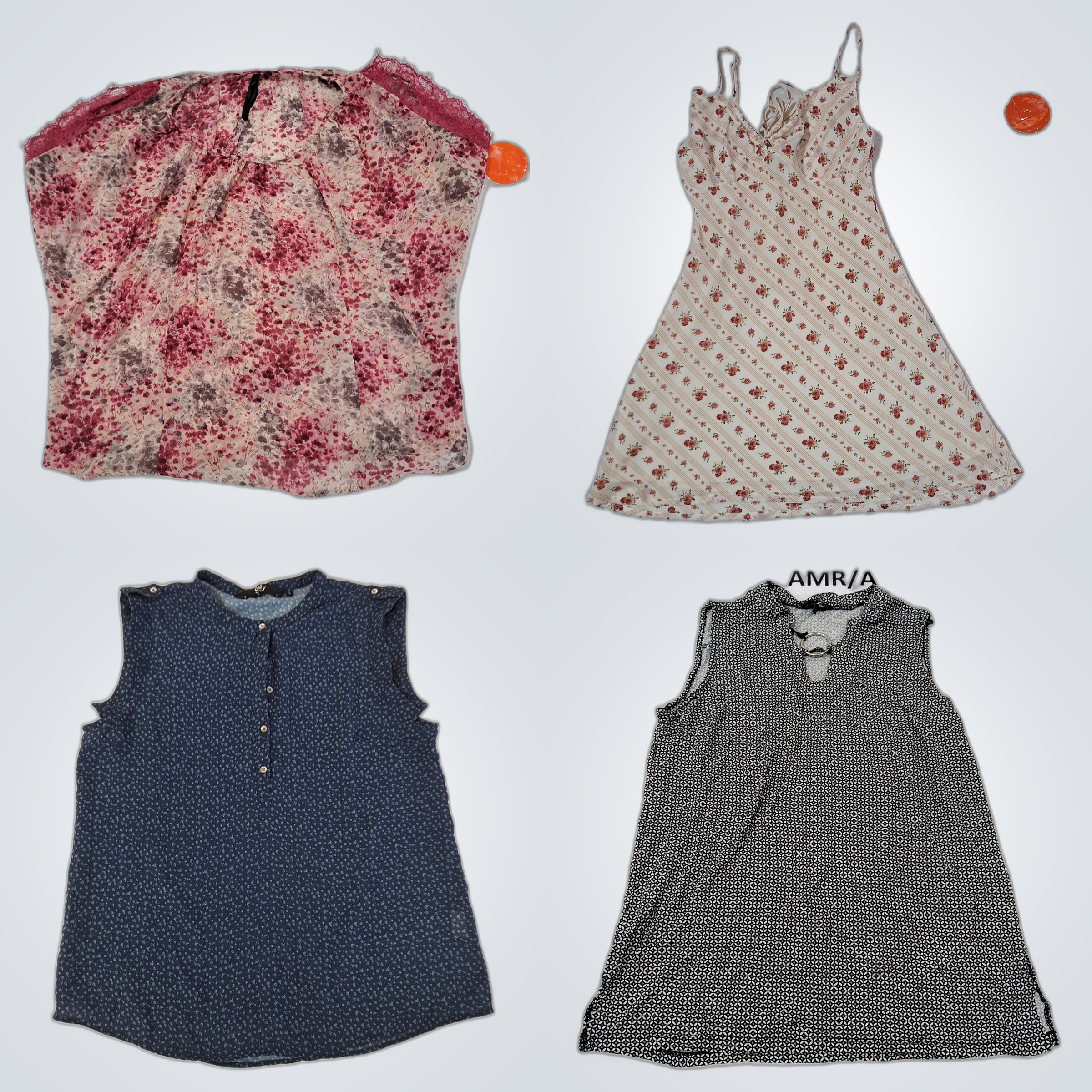 Fashion Bundle: 10 Pc Mix of Blouses, Dresses from..