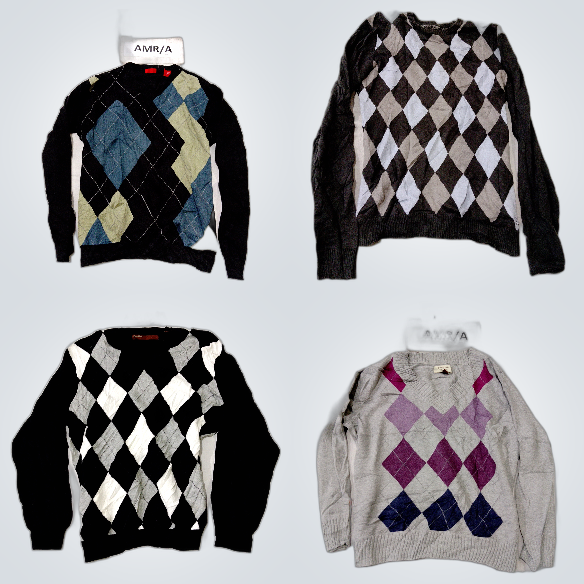 Argyle Sweater Bundle - Buffalo, Perry Ellis, Sono..