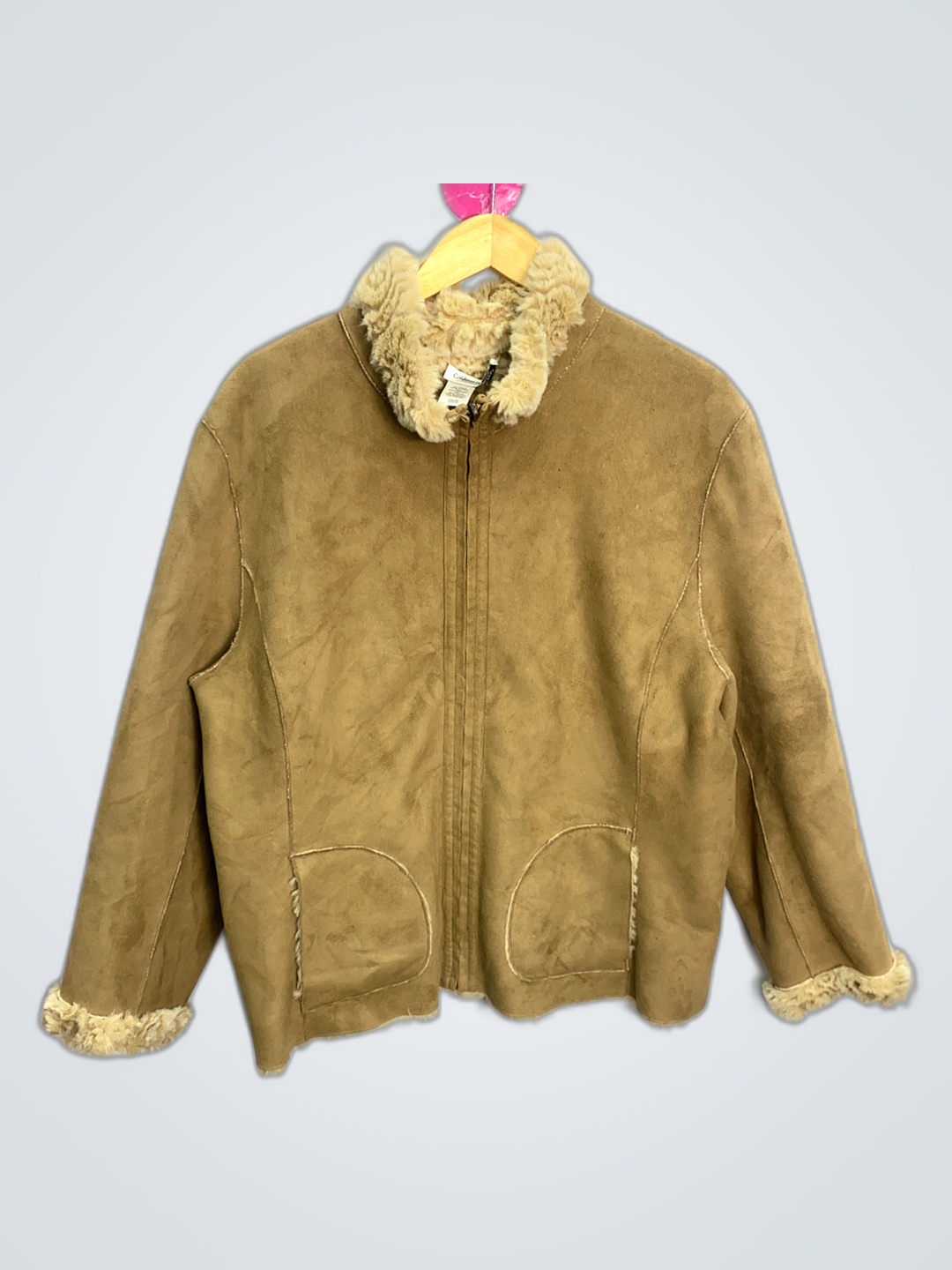 Coldwater Creek Faux Fur Jacket