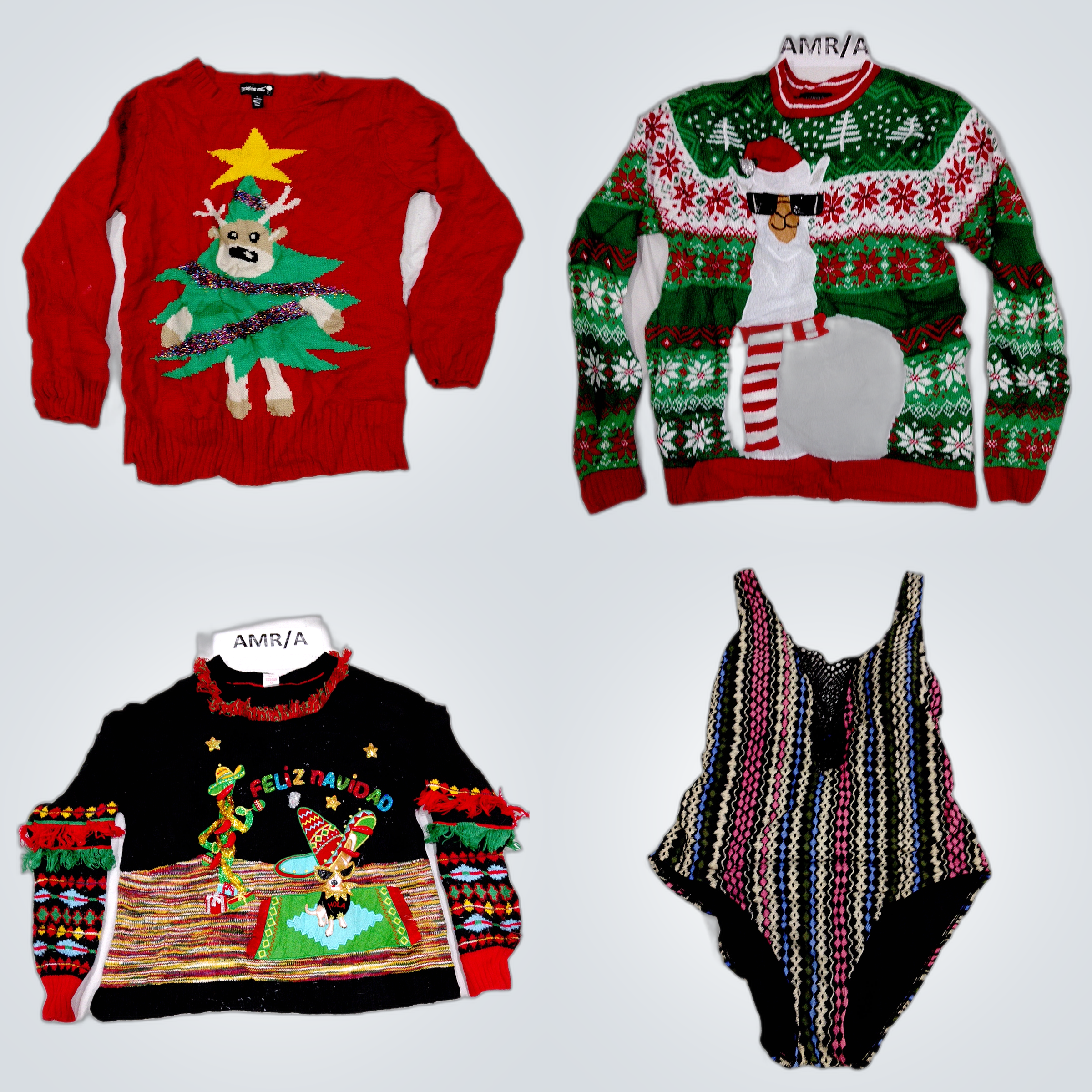 Festive Fashion Bundle: 10 PCs Sweaters, Tops & Dr..
