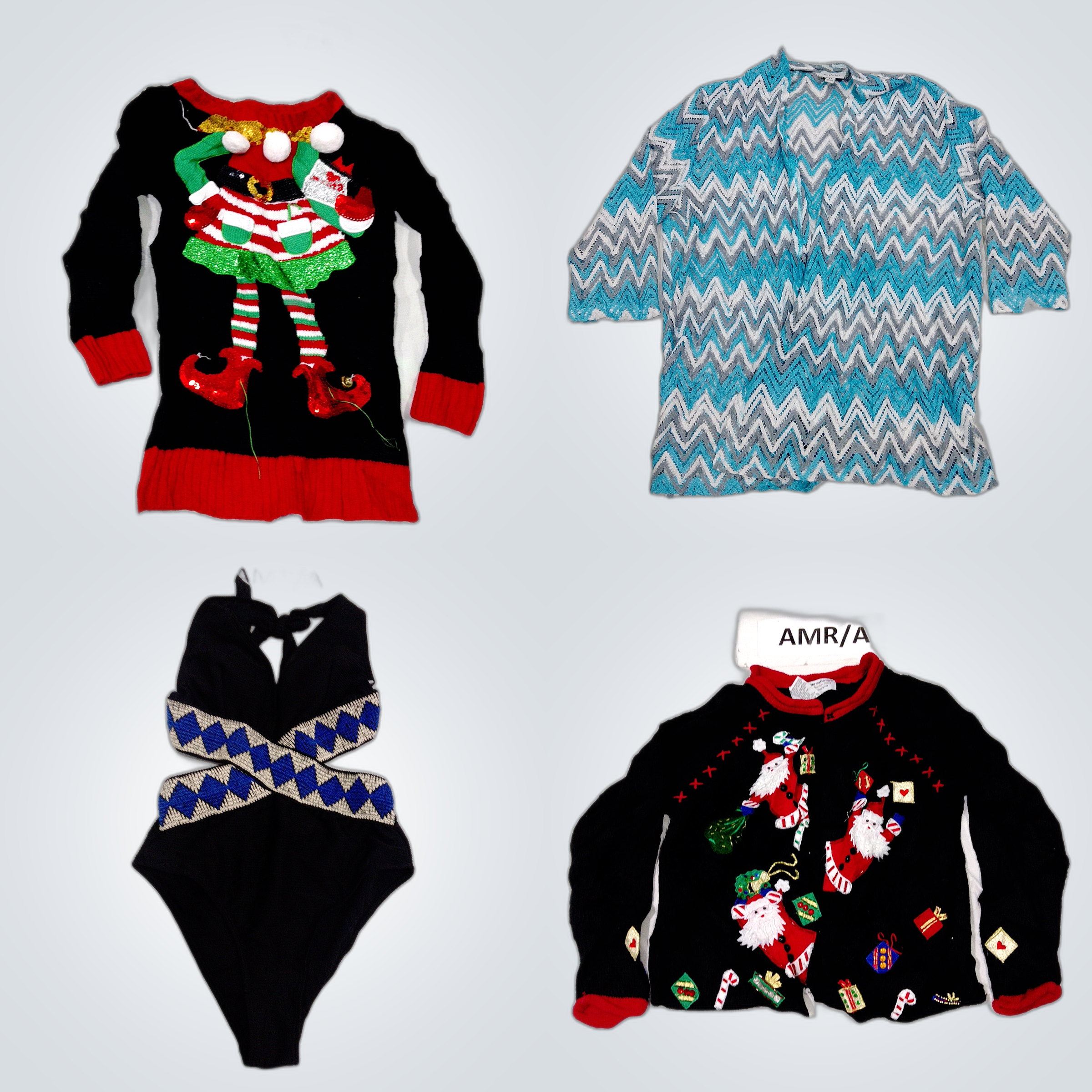 Pacote de Moda Festiva: Mistura de 10 Peças de Sué..