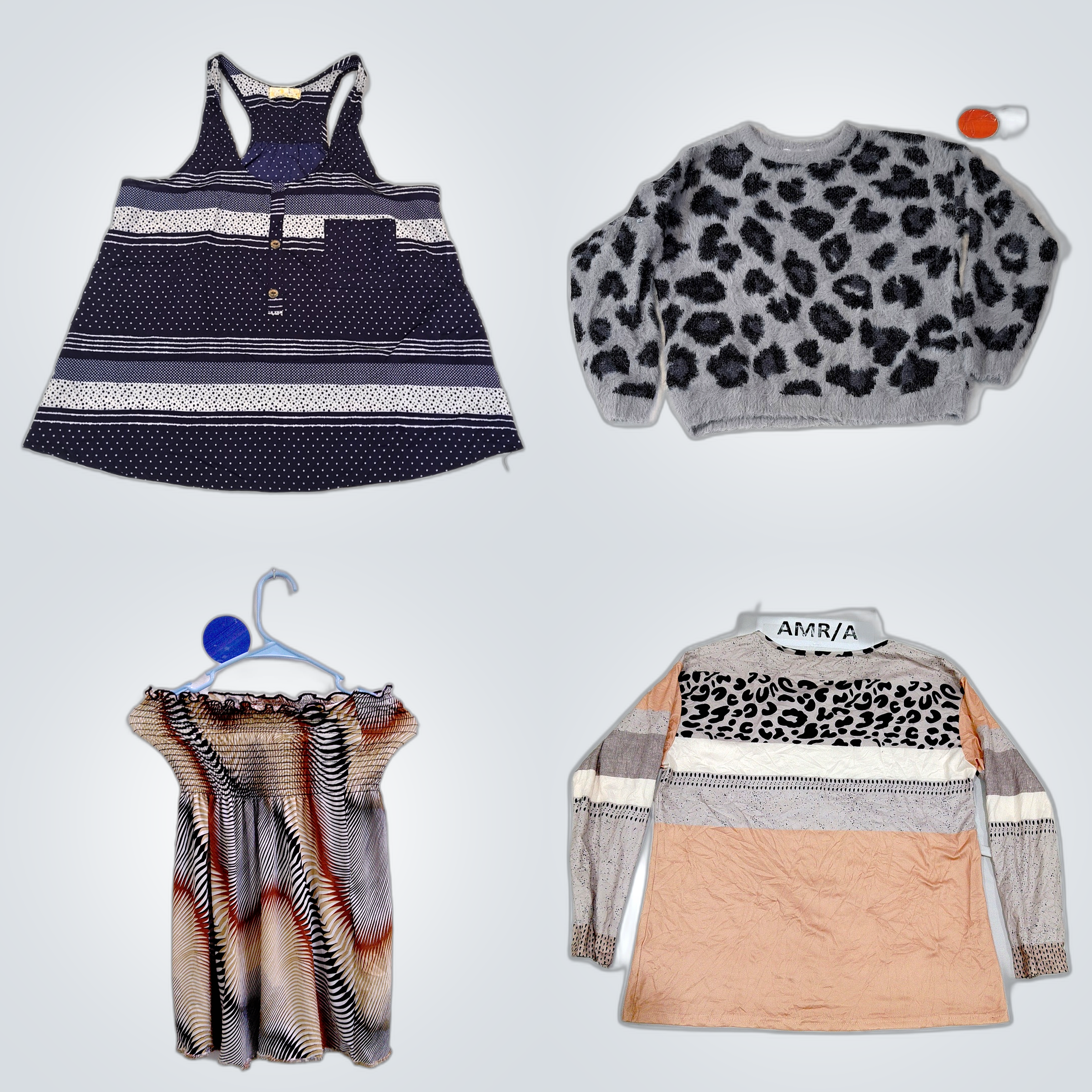 Designer Bundle: 10 Pc Mix of Sweaters, Blouses & ..
