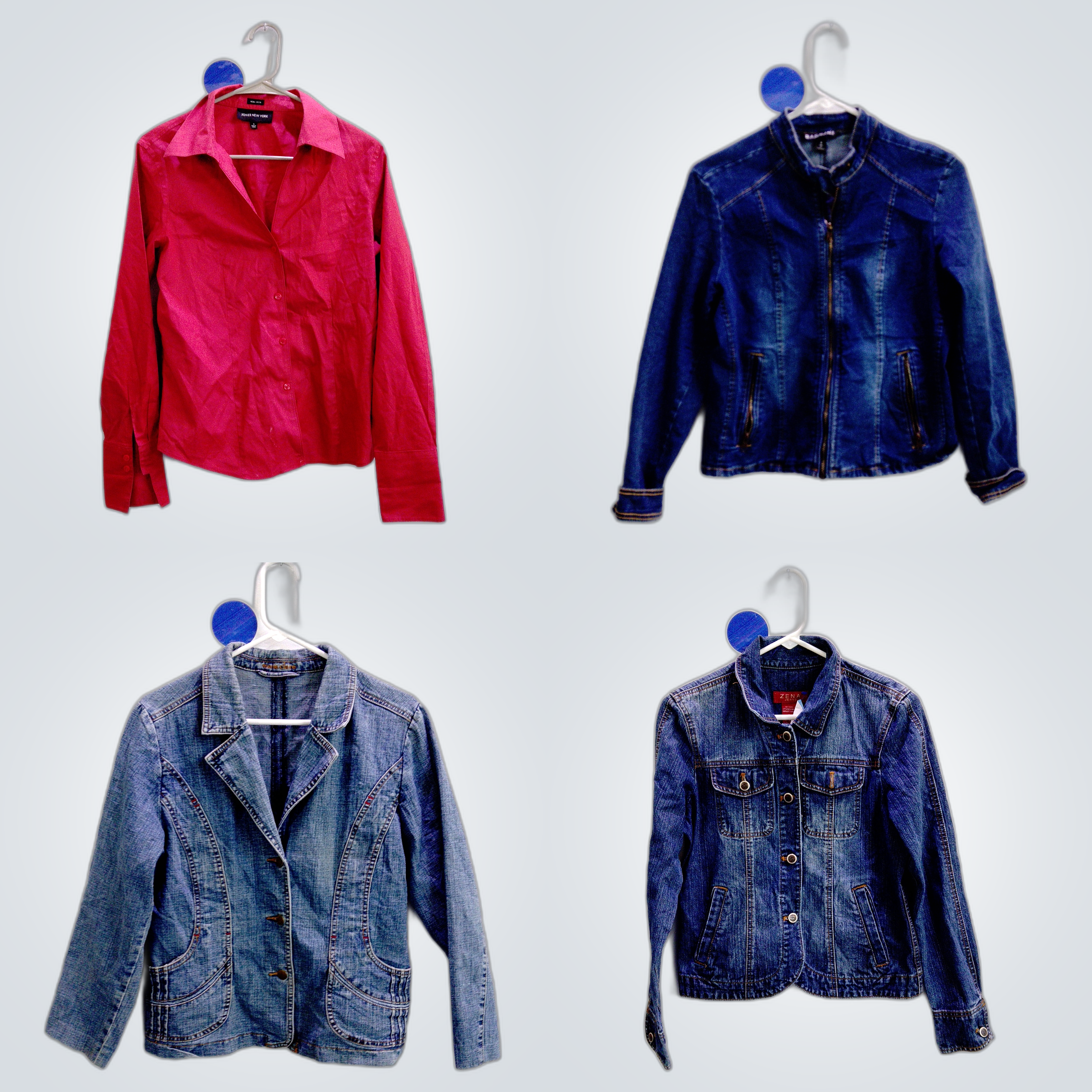 Pacchetto Designer Denim e Pelle Jones New York Ba..