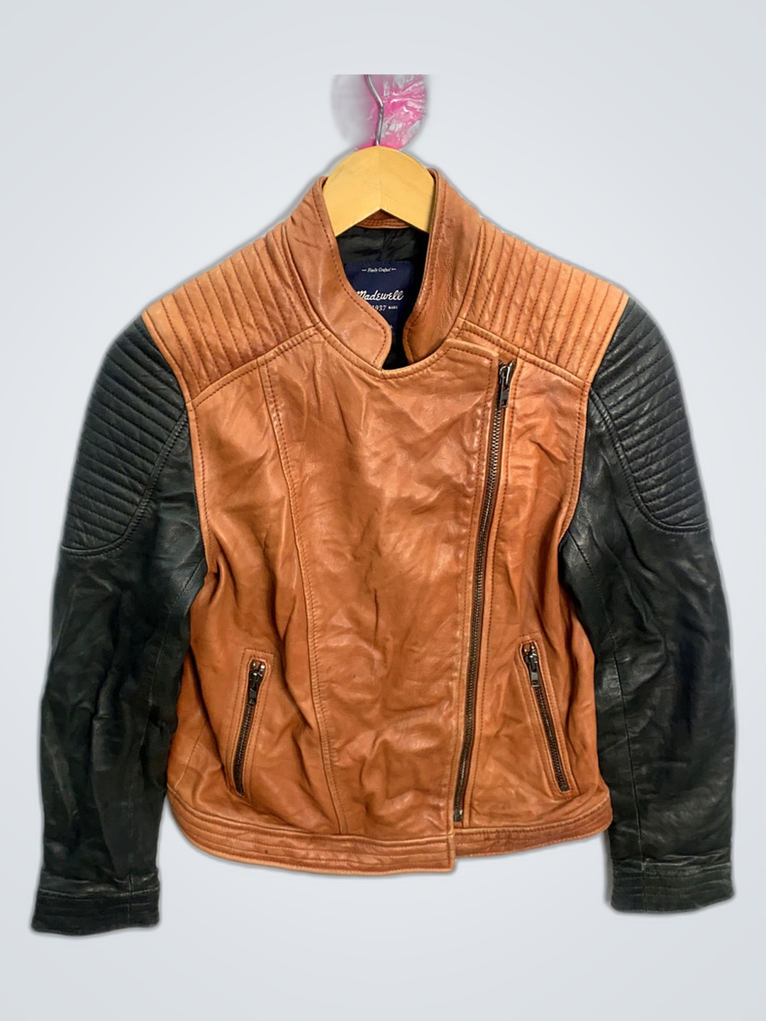 Veste en cuir Madewell