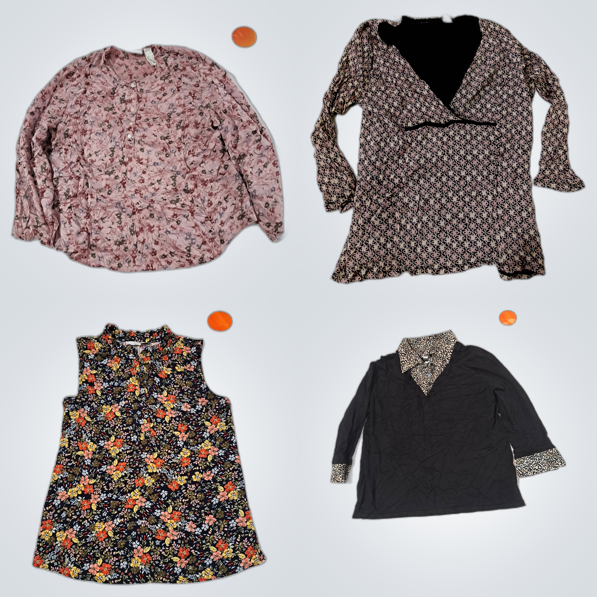 Ensemble de blouses florales LOFT et Liz Claiborne..