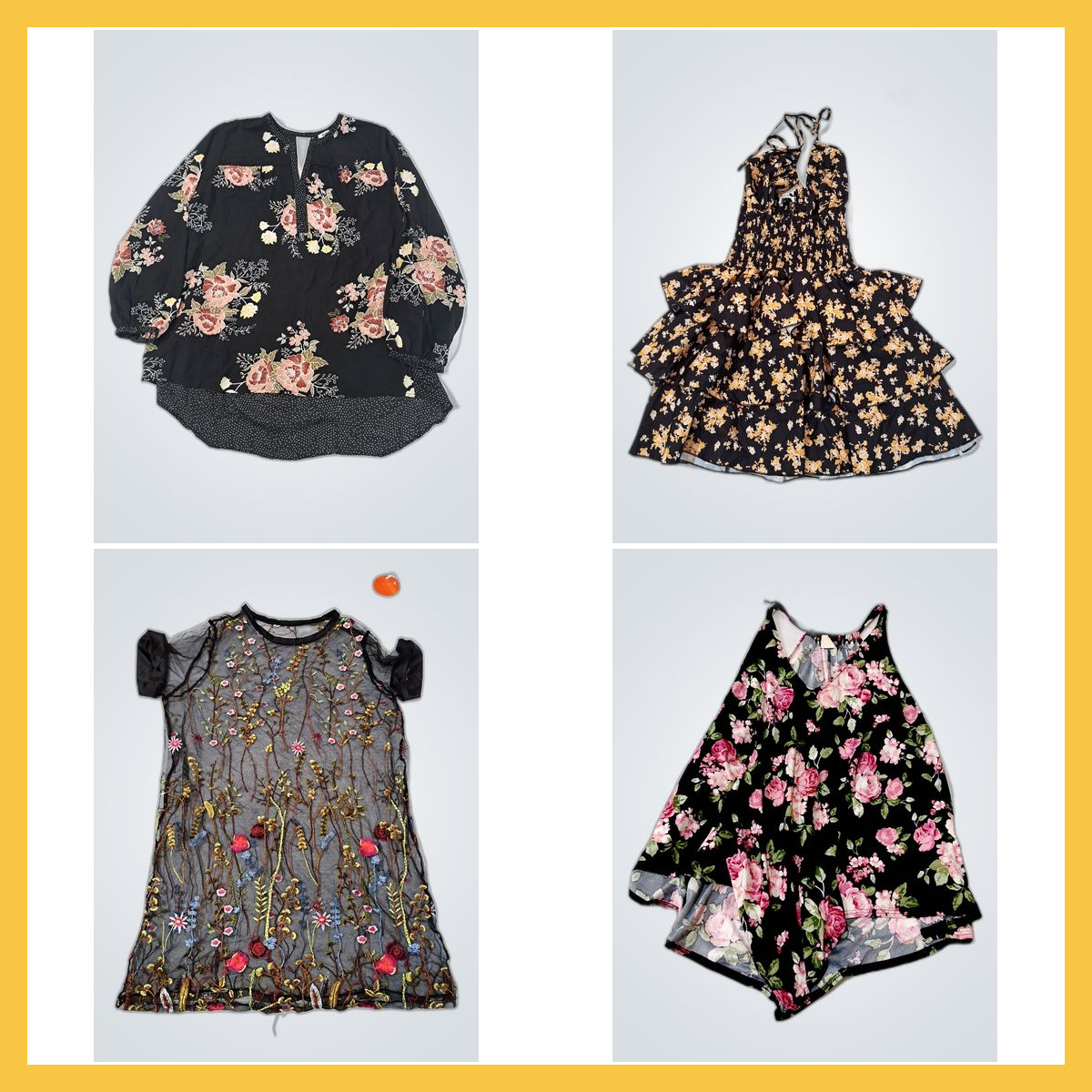 Floral Fashion Bundle: MEBIUS, GUESS, LOFT & More ..