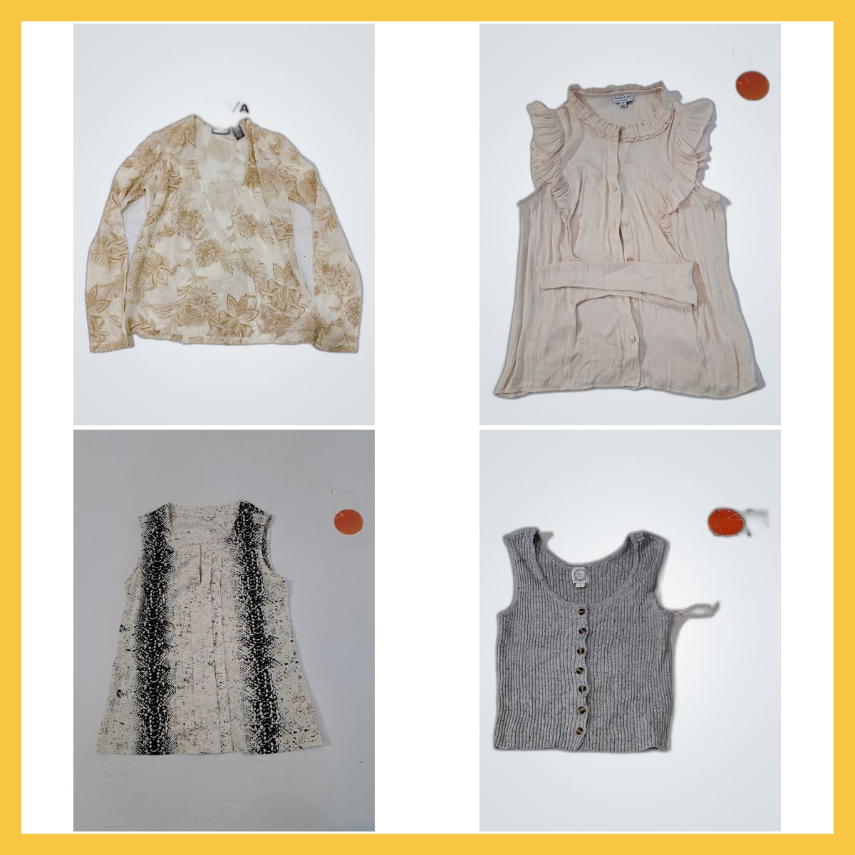 Pacchetto Designer: 10 Pz Top e Cardigan da Donna ..