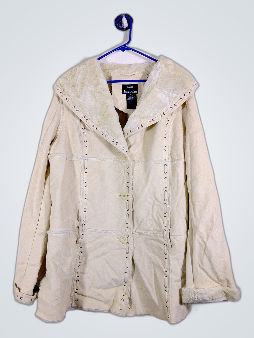 Manteau crème Dennis Basso