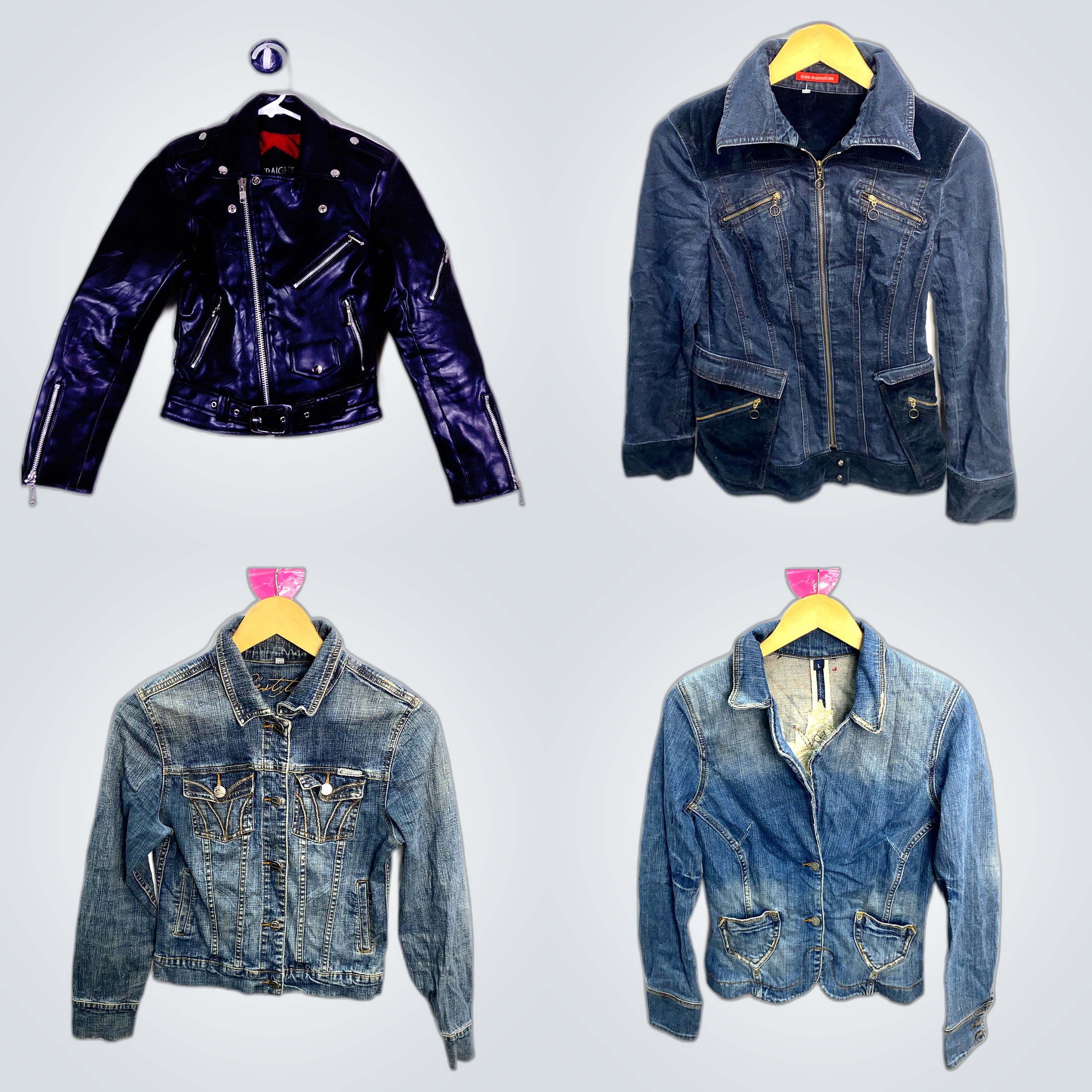 Leder- & Denimjacken-Bundle - CLIO, Valerie Steven..