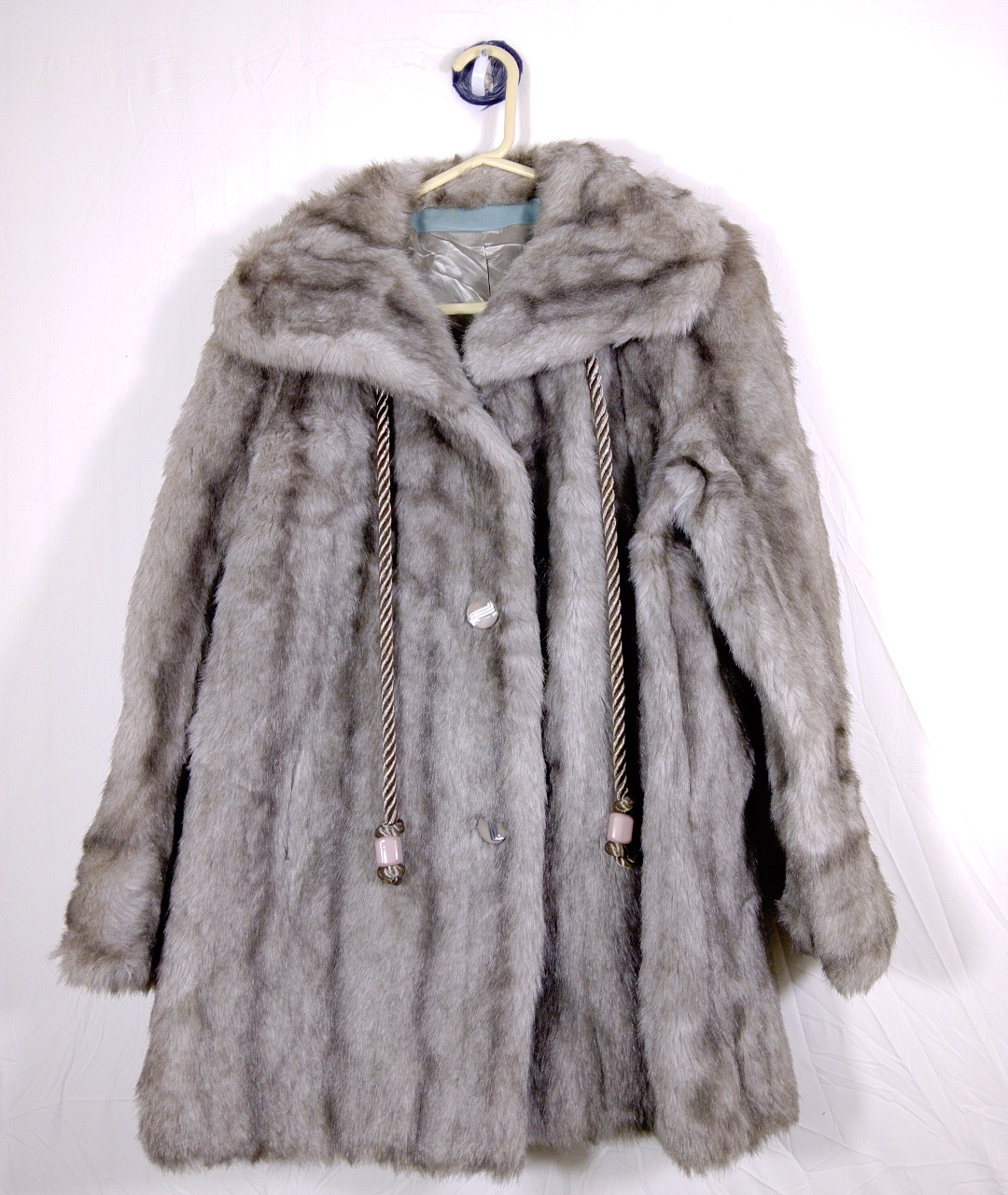 Gray Fur Coat