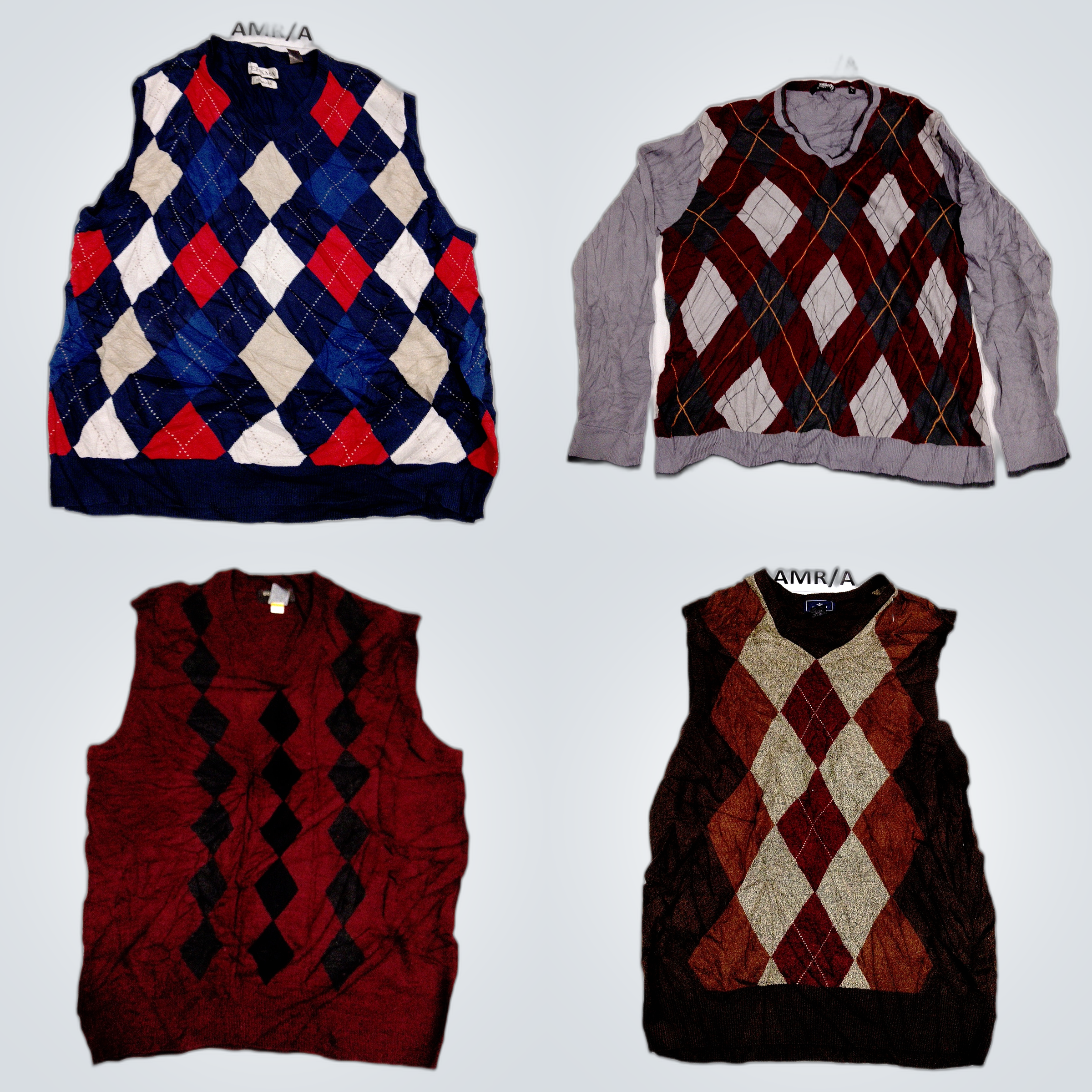 Argyle Weste & Pullover Bundle - Rewind, Dockers, ..