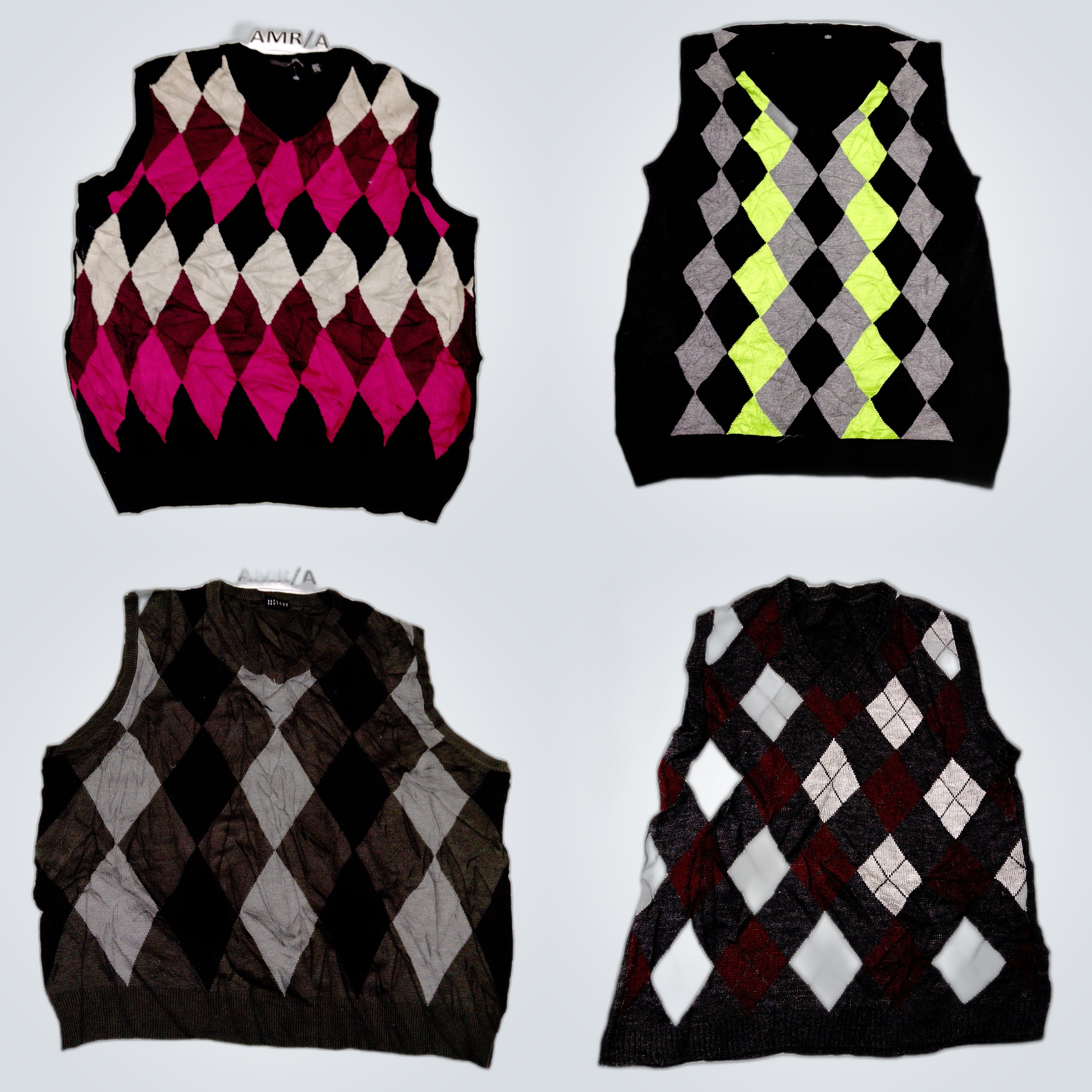 Argyle Vest Bundle PGA Tour Stockholm 10pc Cardiga..