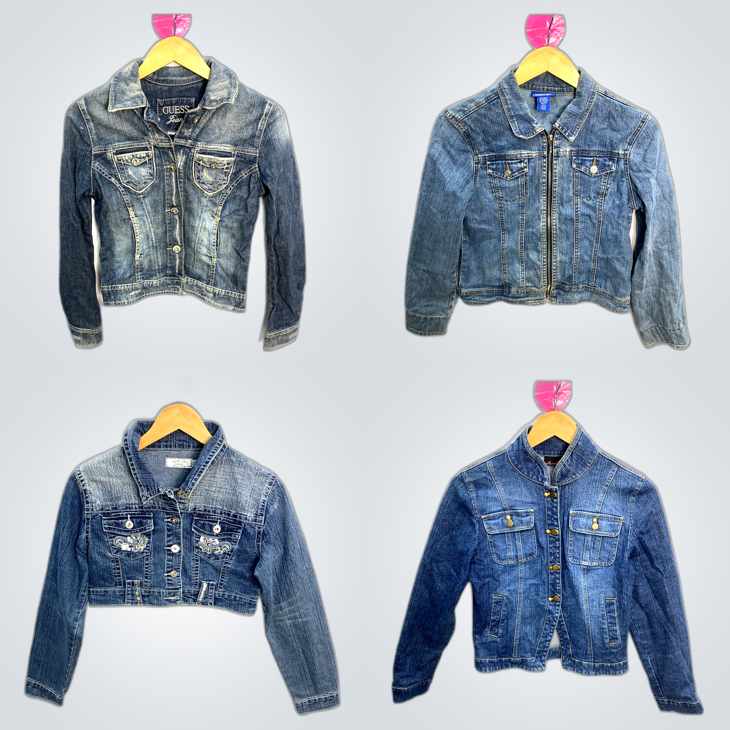Designer Denim & Leather Jackets Bundle - Dennis B..
