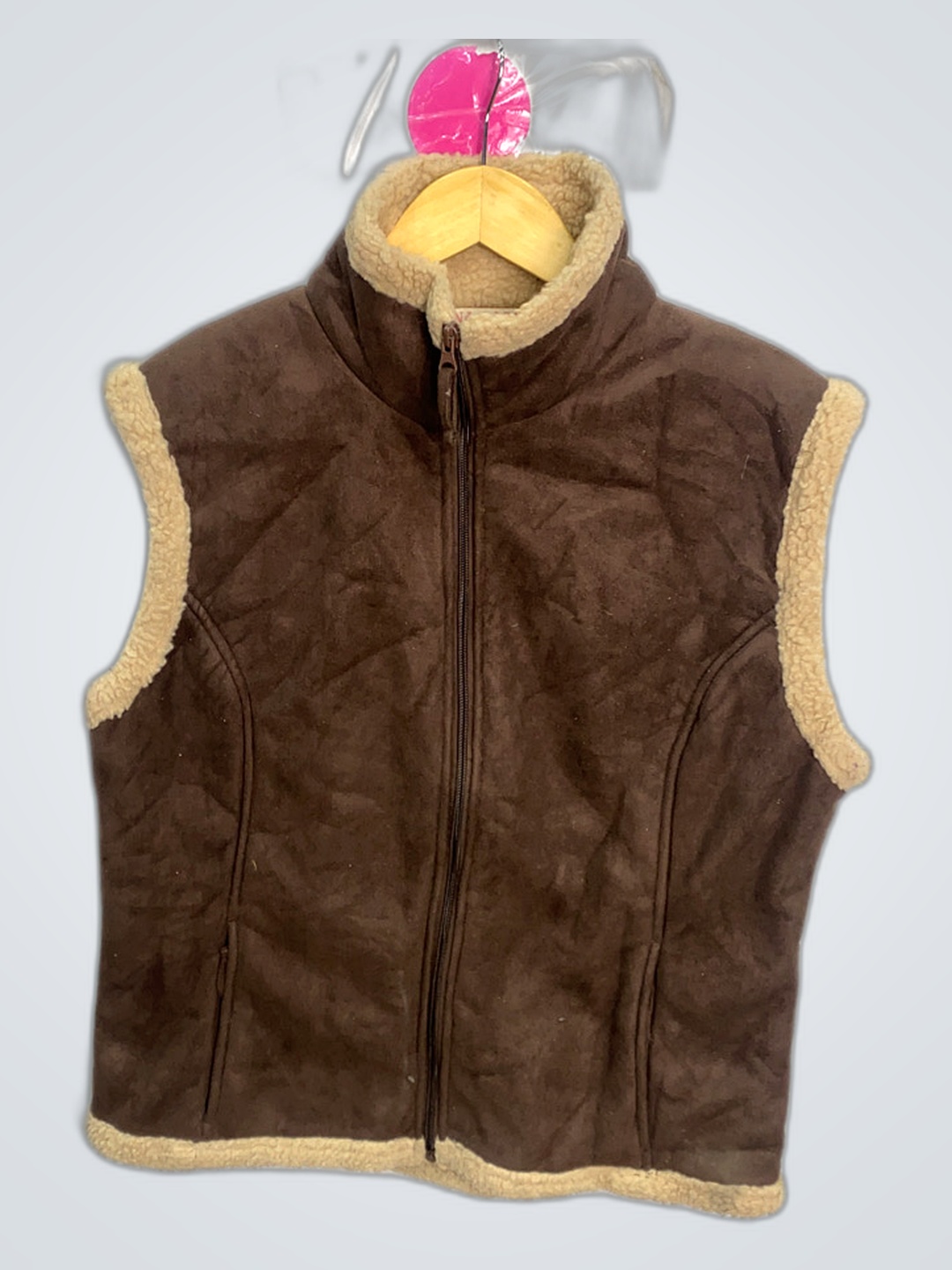 Brown Fleece Vest