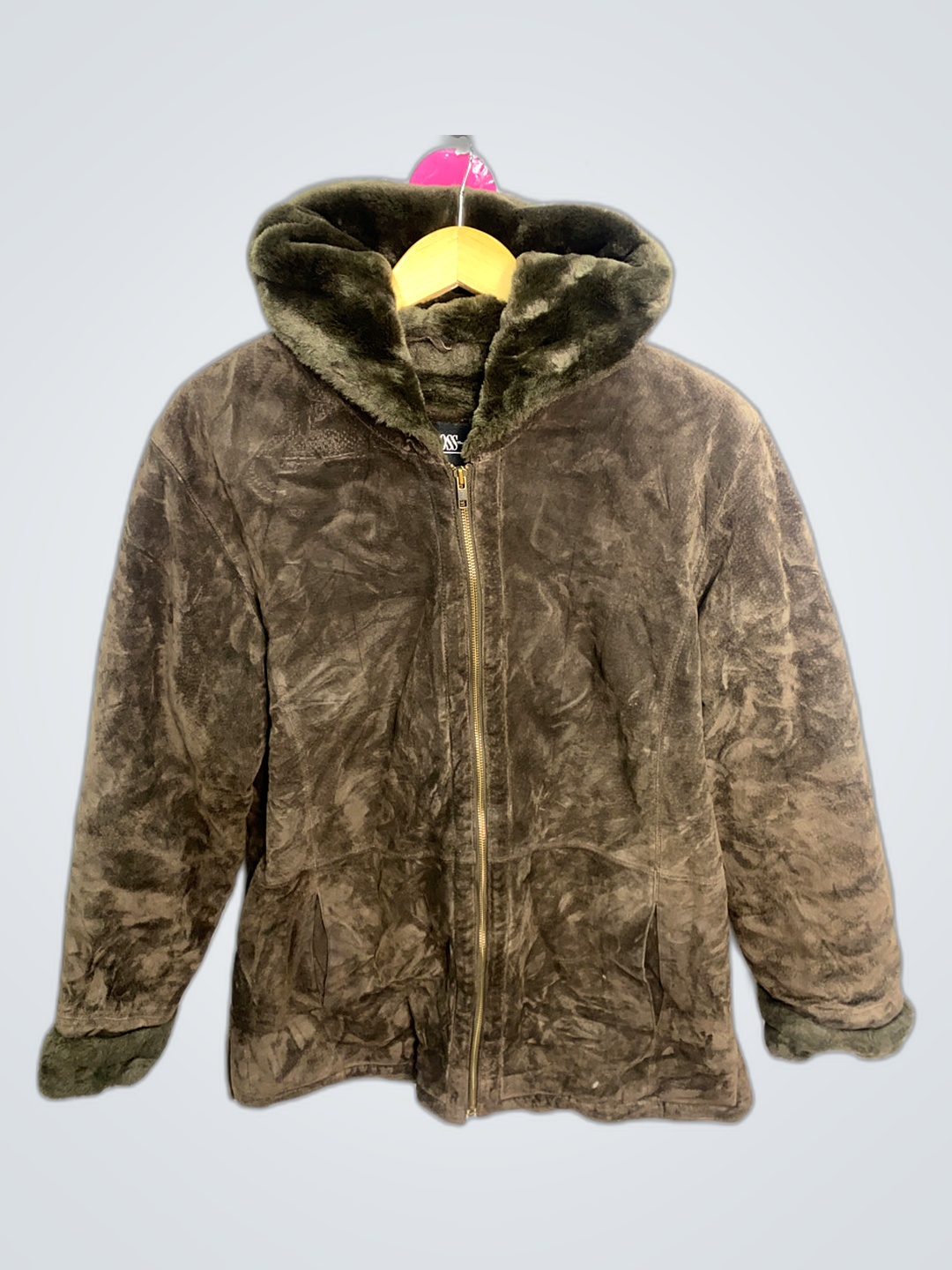 B. Moss Veste à Capuche en Daim