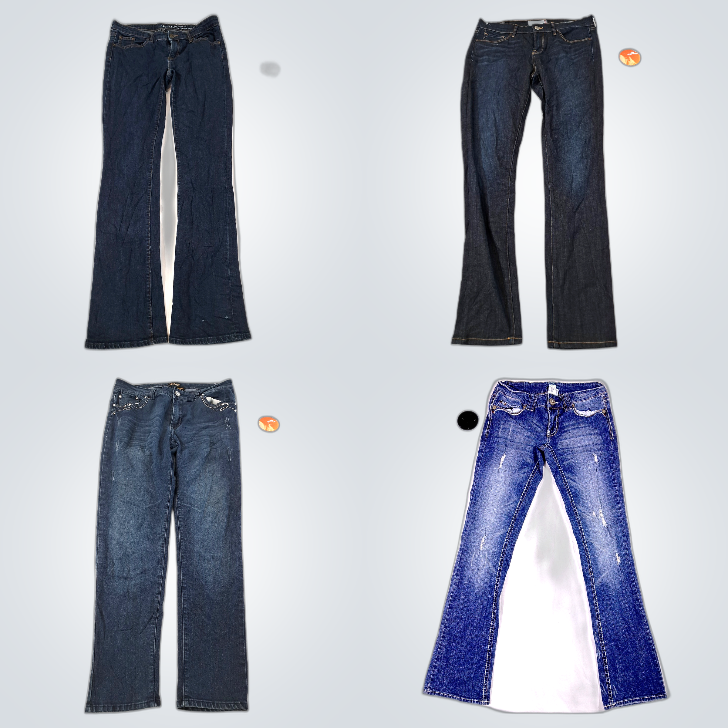 Gently Used Denim Bundle: Gap, Juicy Couture, Luck..