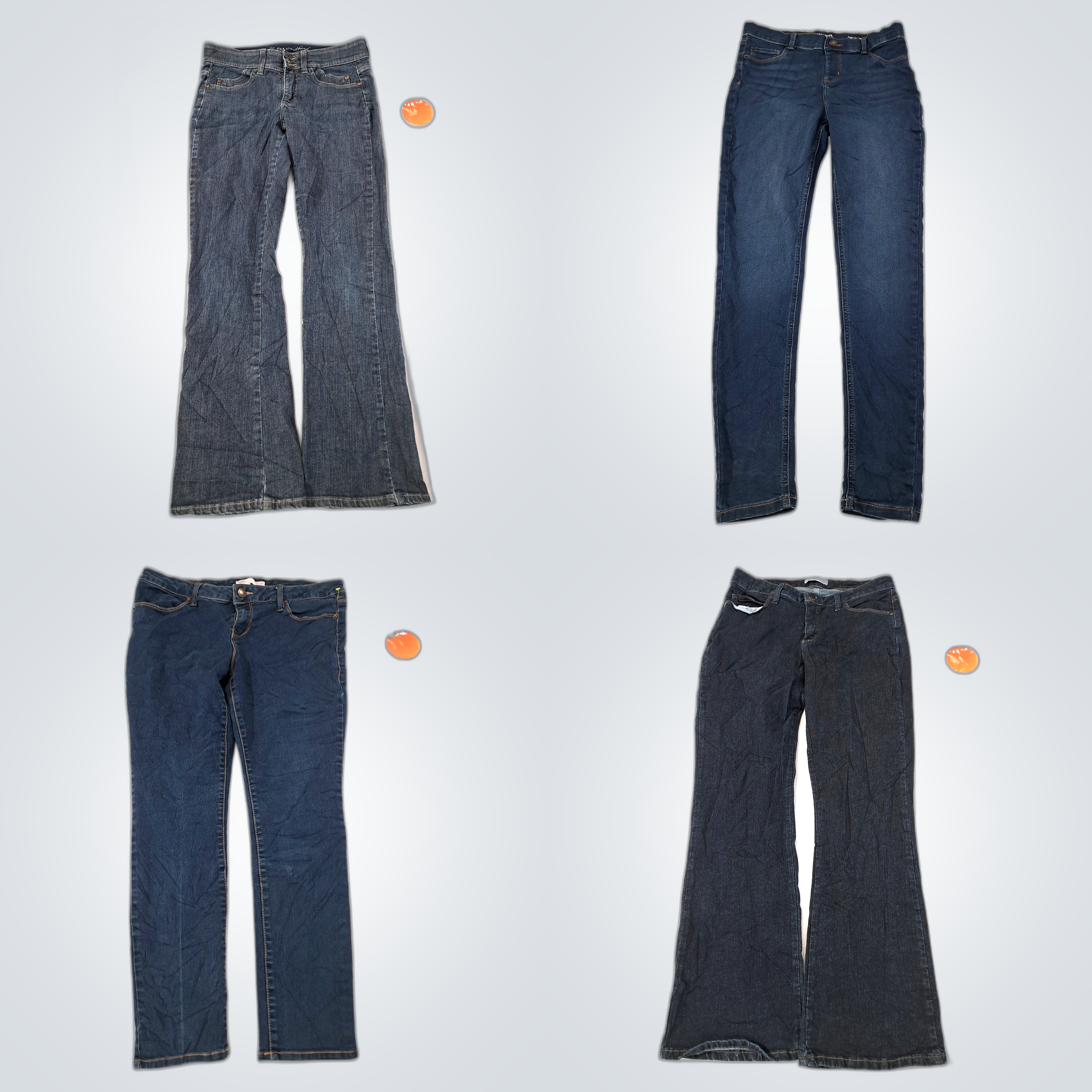Pacote de Jeans Usados com Cuidado: Lee, Thereabou..