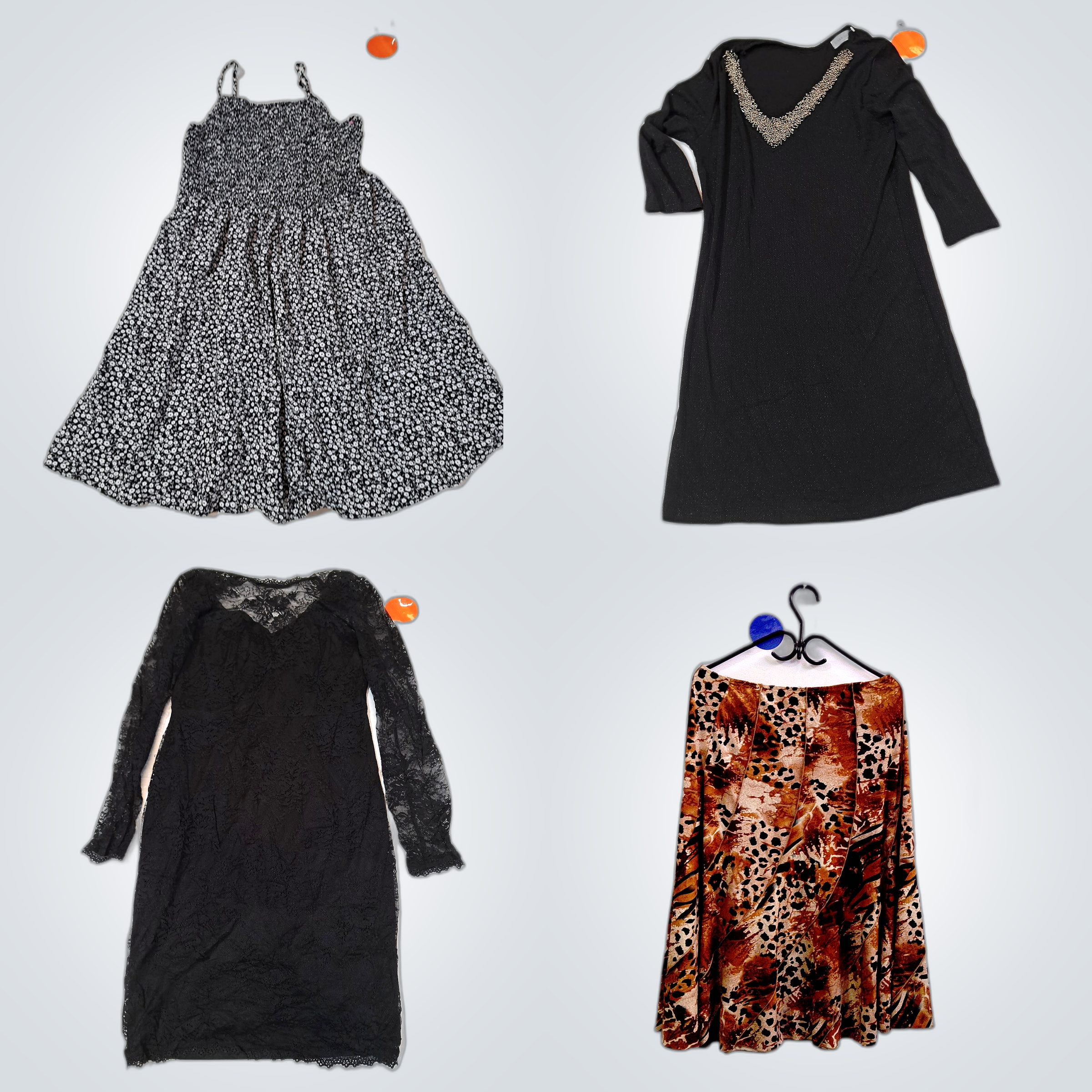 Fable Suzy LUSH Andrew Marc Vestiti Top Gonne Bund..