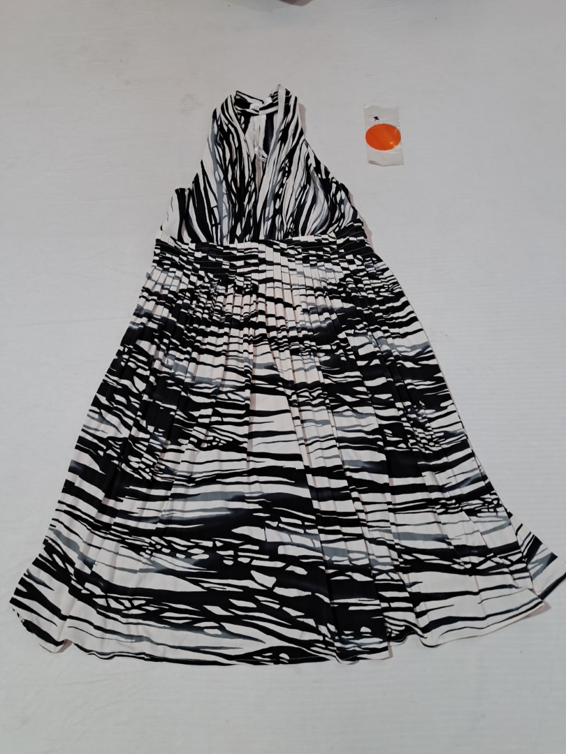 Robe rayée noire et blanche Calvin Klein