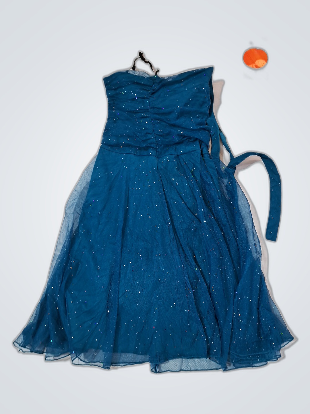 Jodi Kristopher Blau Glänzendes Kleid