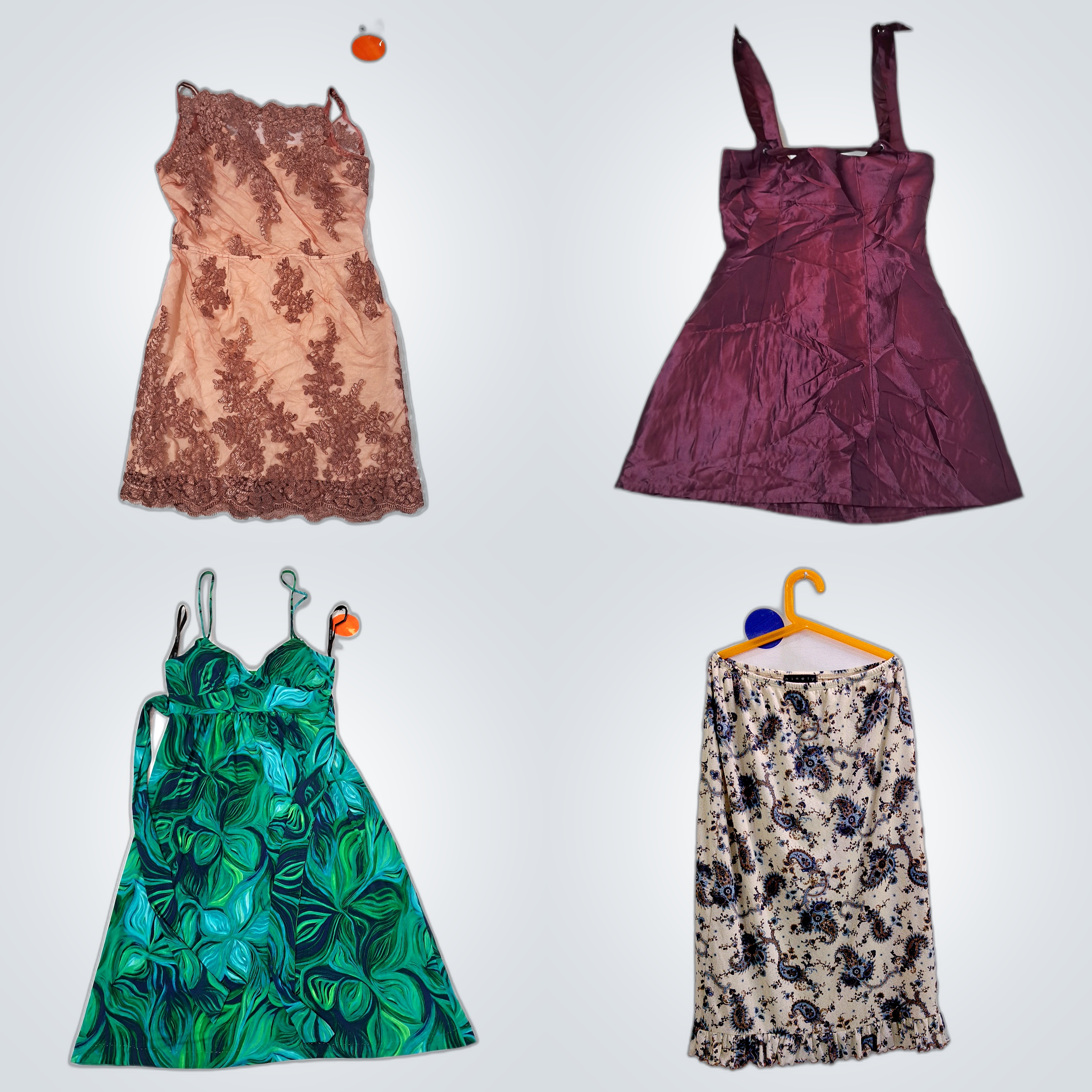 Designer Dresses & Skirts Bundle Bisou Bisou Curre..