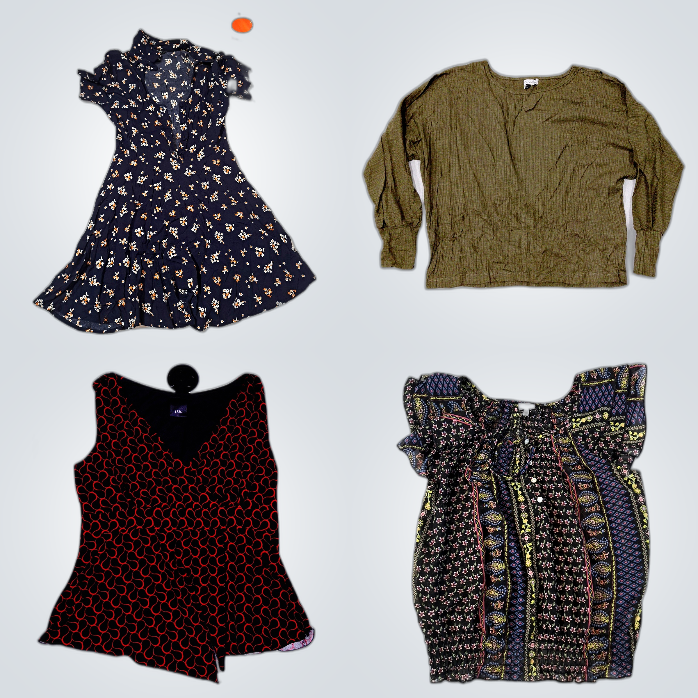 LOFT, SHEIN, Forever 21 Bundle: 10 Pc Women's Blou..