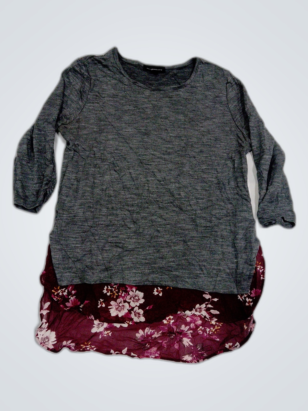 Fortune + Ivy Gray Top