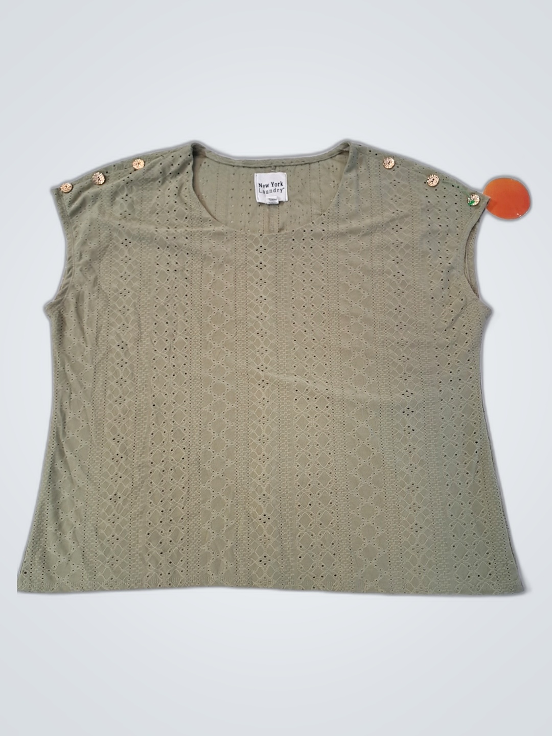 New York Laundry Eyelet Top