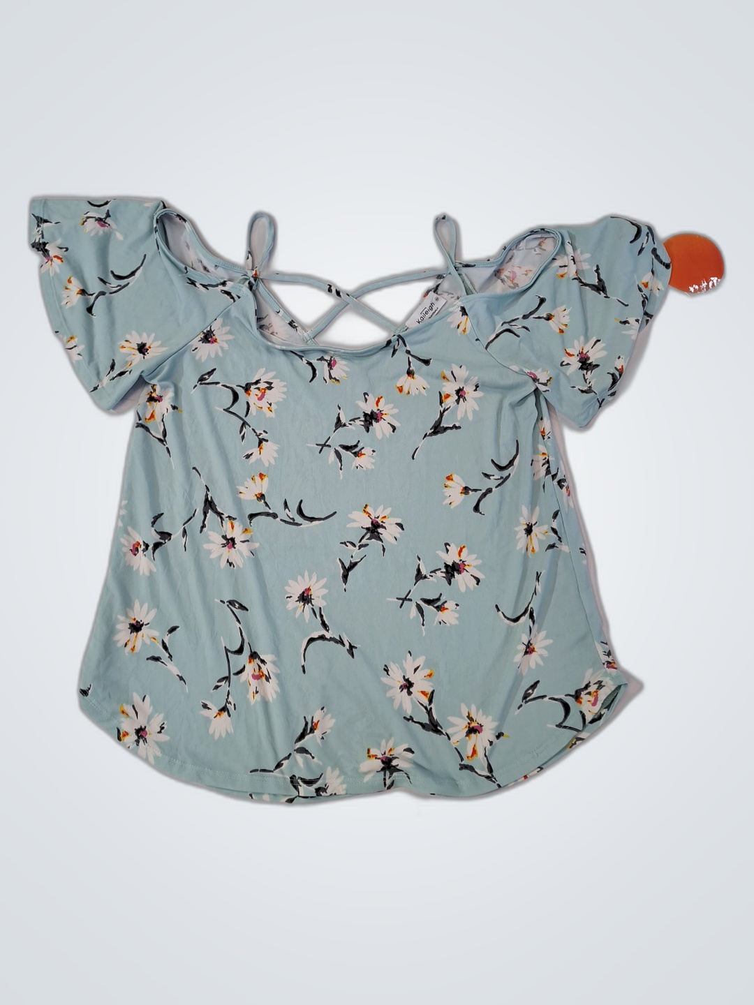 Camiseta Off-the-Shoulder Kaleigh Floral