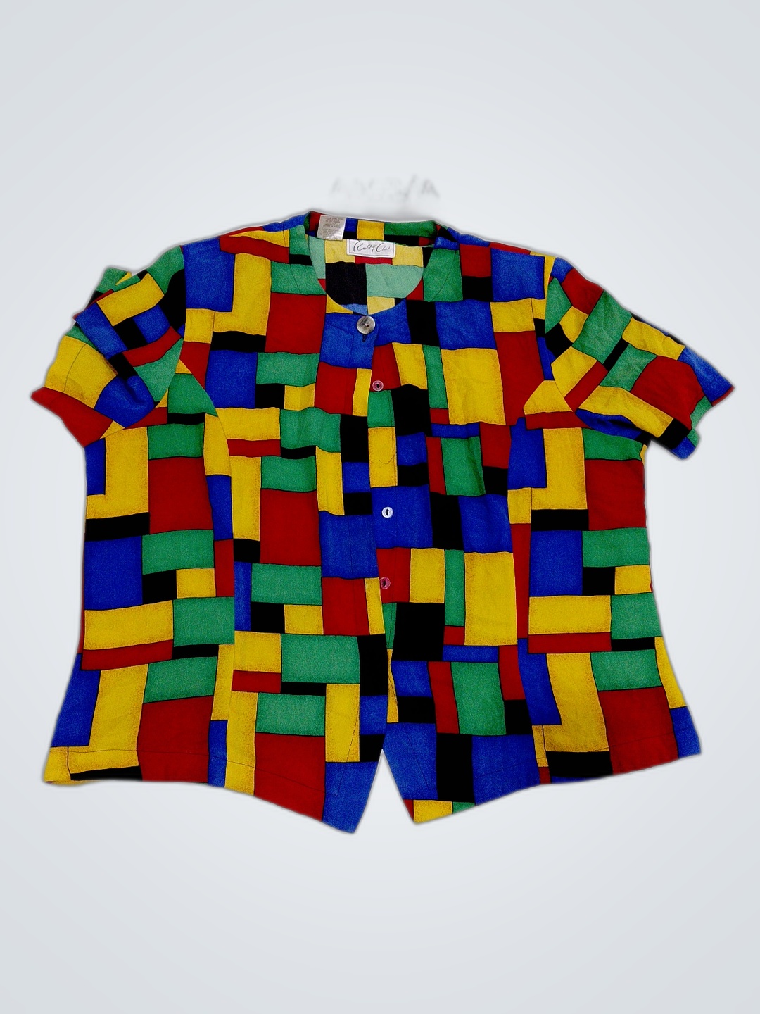Cathy Chu Colorful Patchwork Shirt