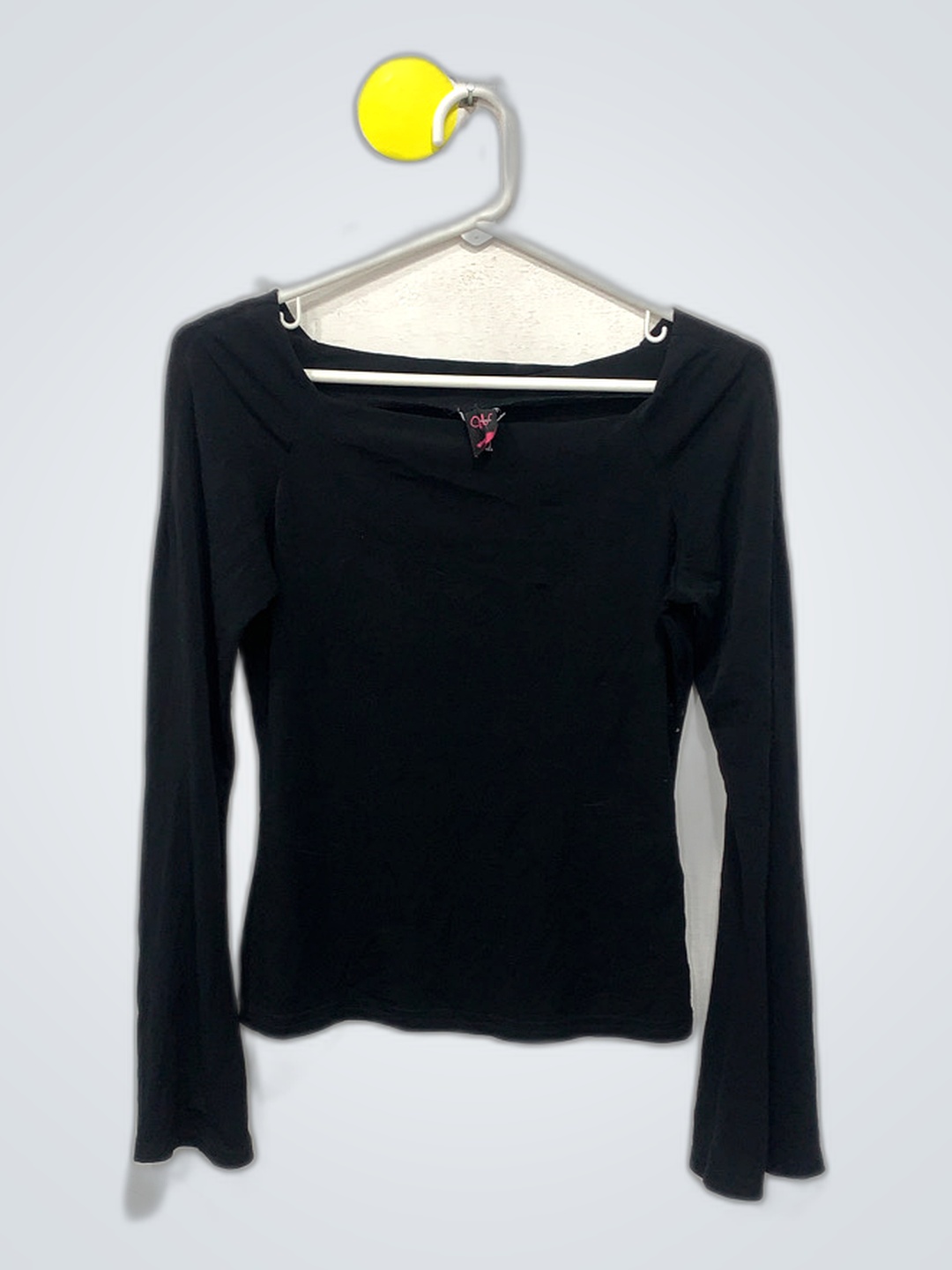 Blusa Preta de Manga Longa