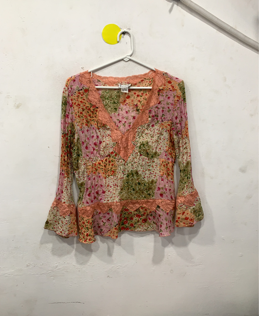 Floral Patchwork Top