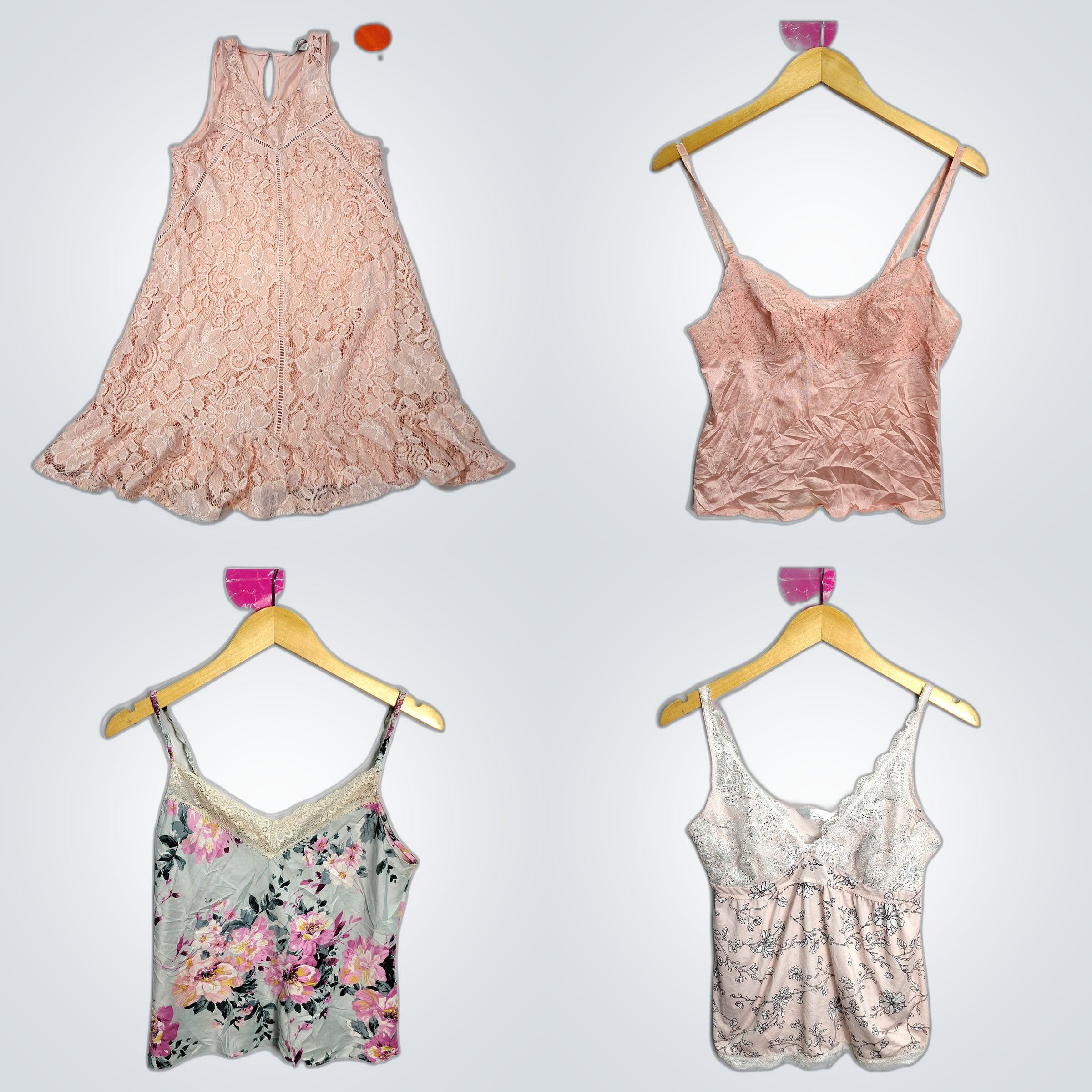 Lace Camisole & Mini Dress Bundle - Speechless, Se..