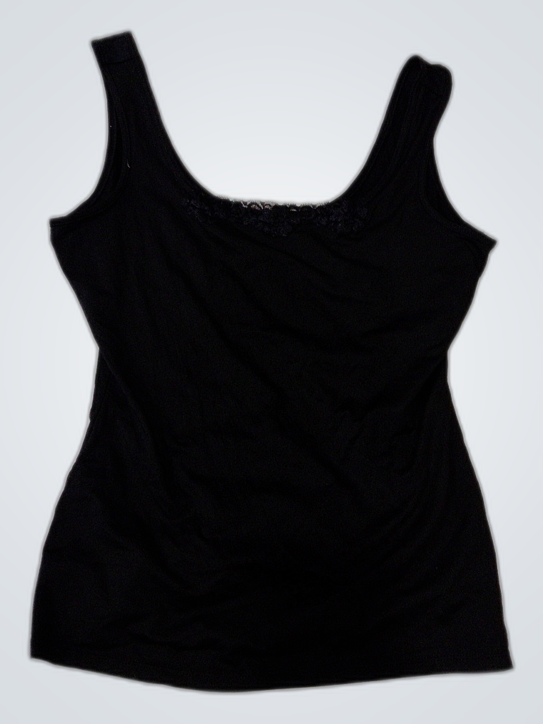 Jones New York Camisola Preta com Renda