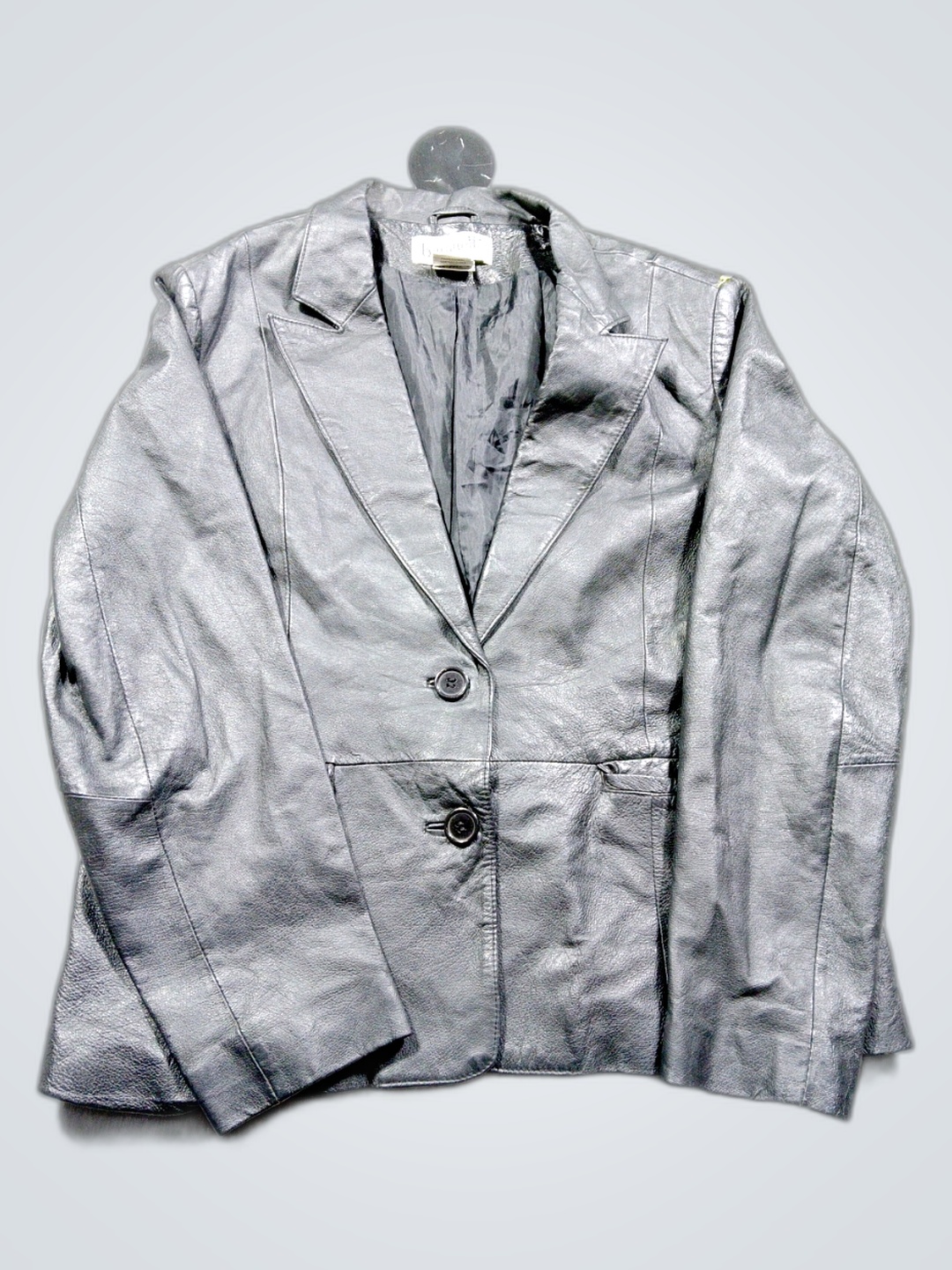 Bagatelle Gray Leather Jacket