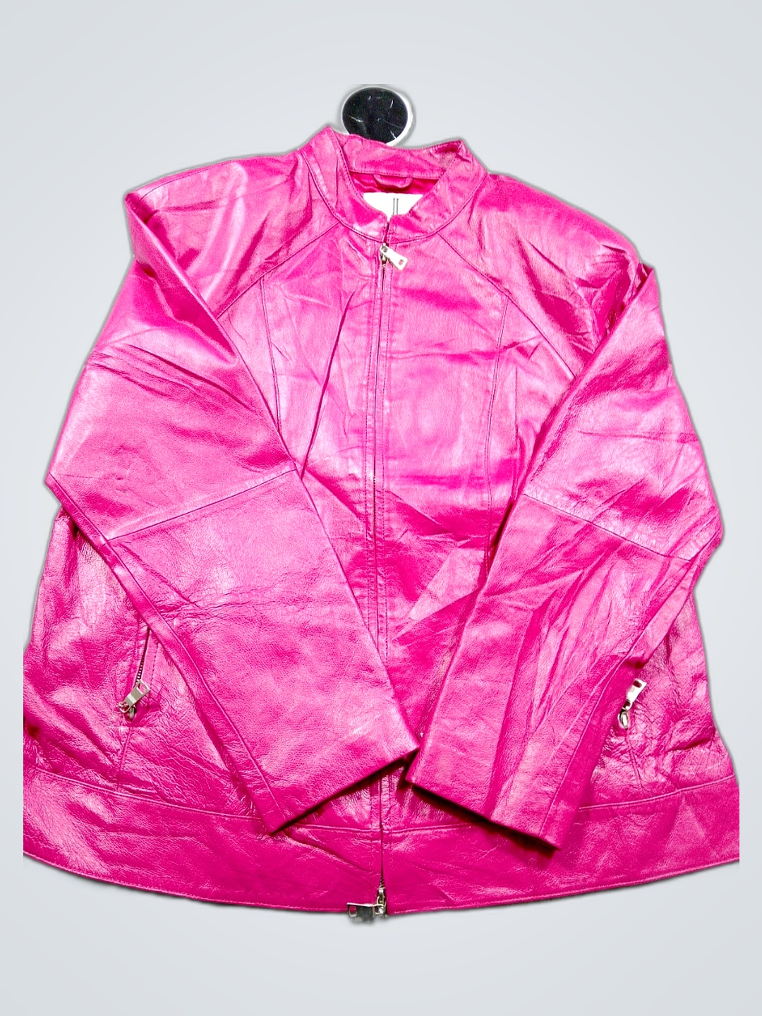 Pink Leather Jacket